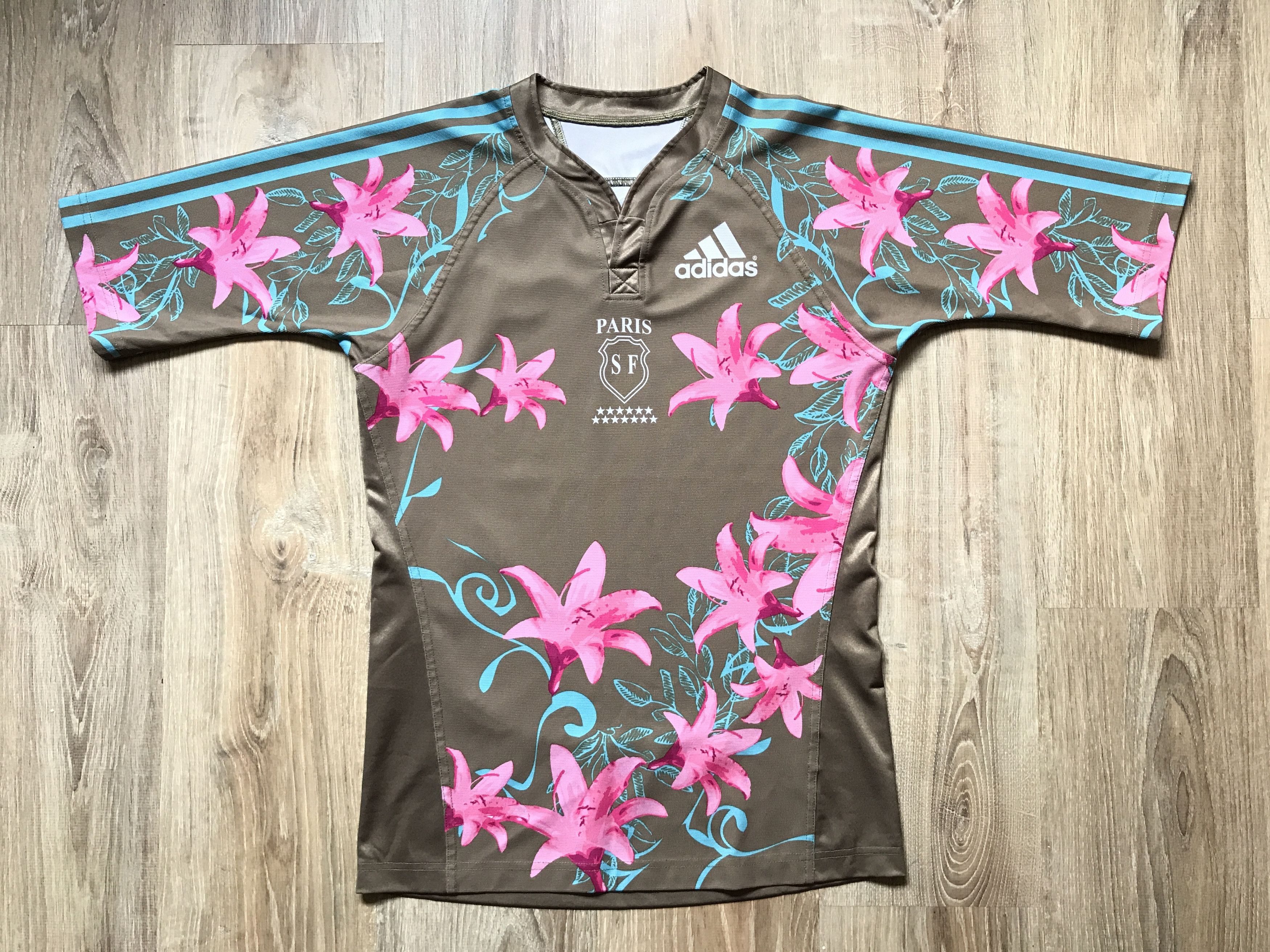 Adidas × Vintage Vintage Adidas Paris SF Stade Francais Jersey Size US S / EU 44-46 / 1 - 2 Thumbnail