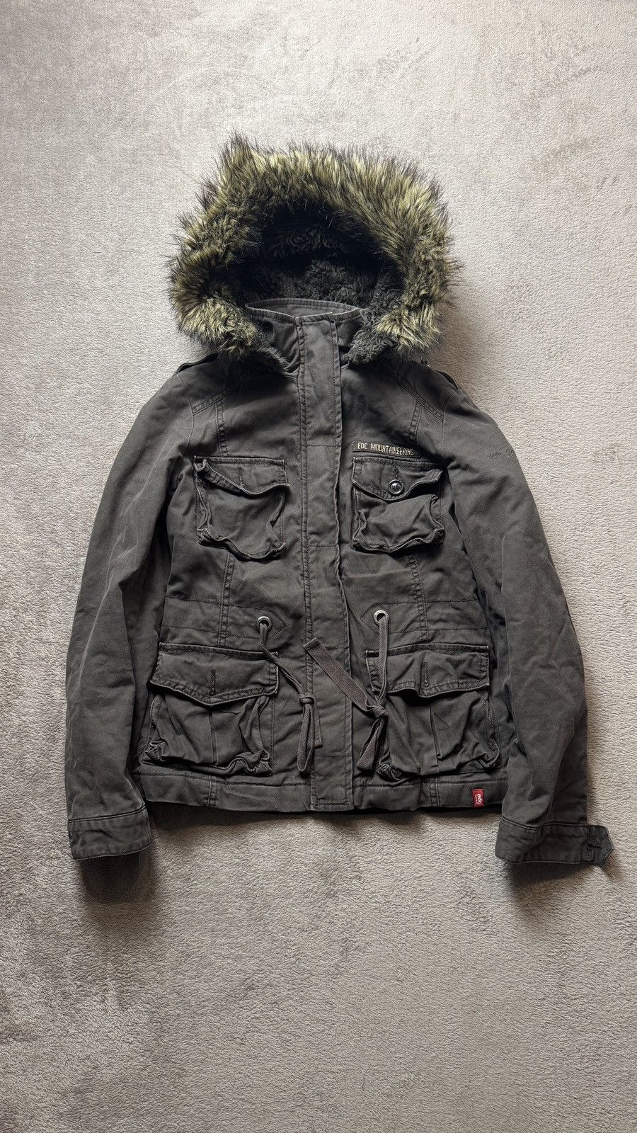 Japanese Brand Y2K Faux Fur Hood Jacket If Six Was Nine goa cdg LGB style Size US XS / EU 42 / 0 - 1 Thumbnail