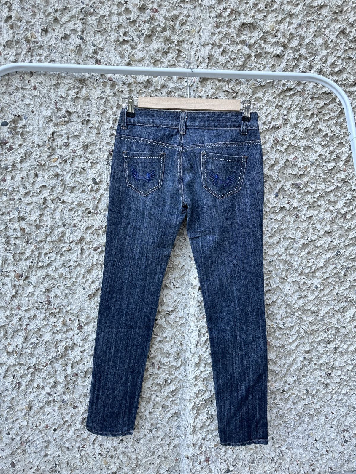 Vintage Vintage Cherry diffusion y2k emroided jeans denim Size 27" / US 4 / IT 40 - 1 Thumbnail