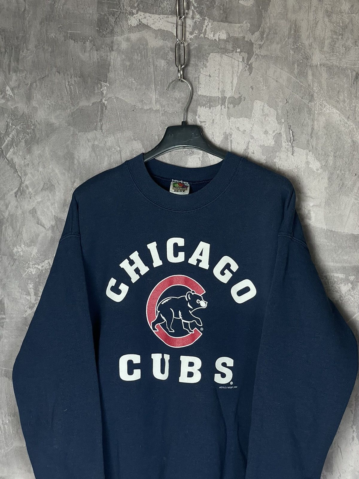 MLB × Vintage Vintage Chicago Cubs Crewneck Sweatshirt 1999 90s Y2K Oneita Size US M / EU 48-50 / 2 - 2 Thumbnail