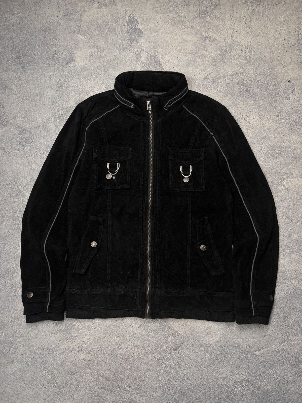 In The Attic In The Attic Suede Jacket Hidden Hooded Size US L / EU 52-54 / 3 - 1 Thumbnail