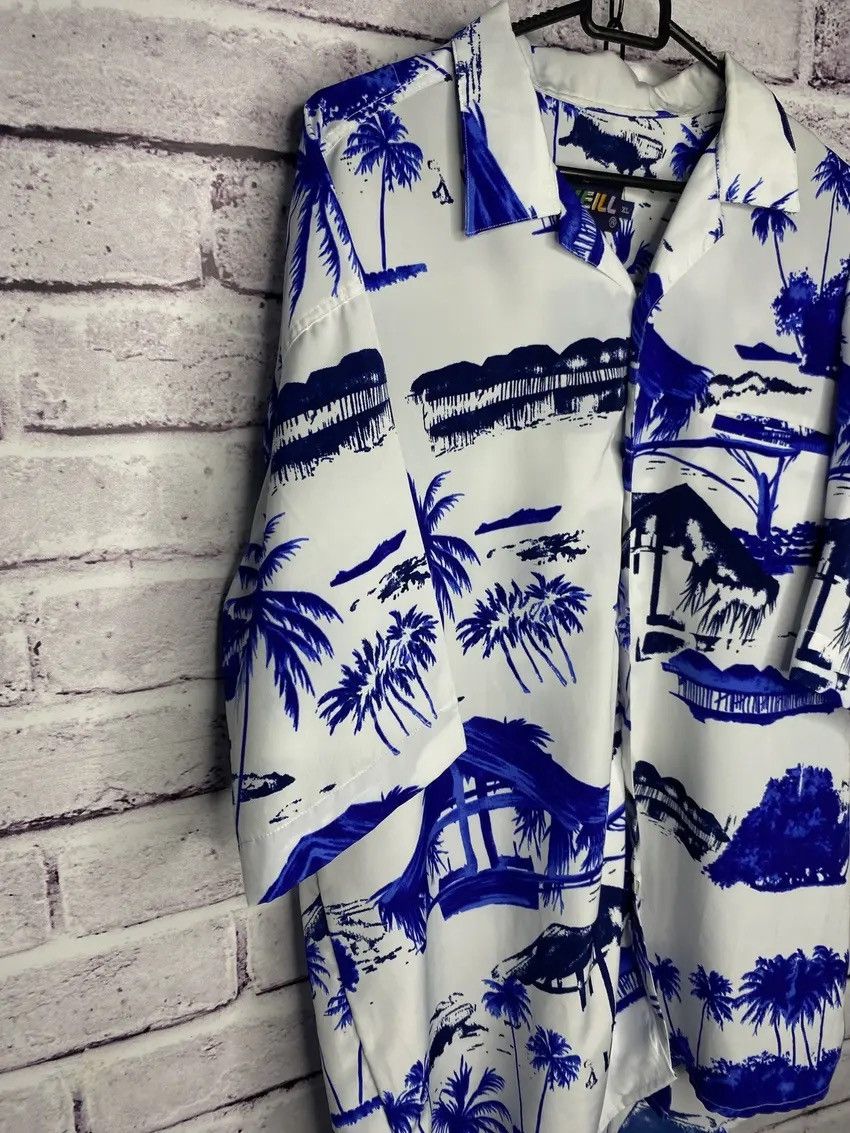 O'Neill 🌊Mens Shirt Short Sleeve Oneill Size M Blue 🌊 Size US XL / EU 56 / 4 - 4 Thumbnail