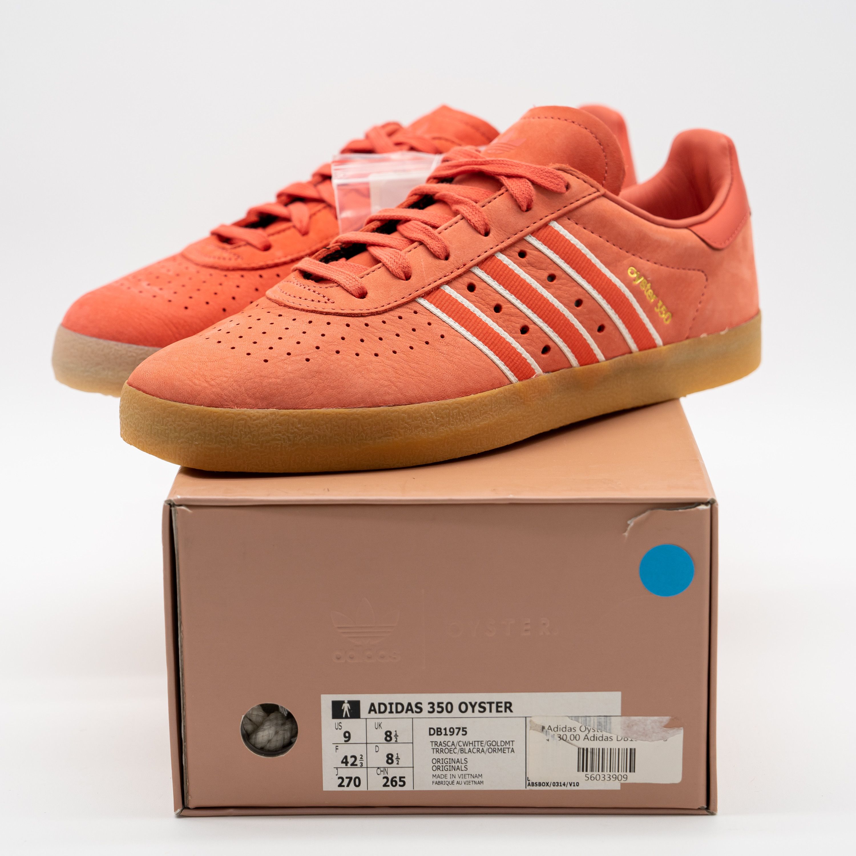 Adidas 9 - Oyster Holdings x adidas 350 Scarlet Red Size US 9 / EU 42 - 11 Thumbnail