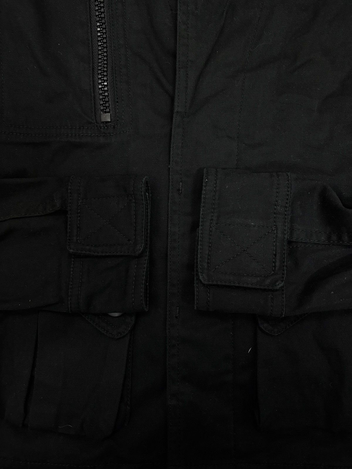 GOA 2000s G.O.A Tactical Black Army Jacket Size US S / EU 44-46 / 1 - 3 Thumbnail