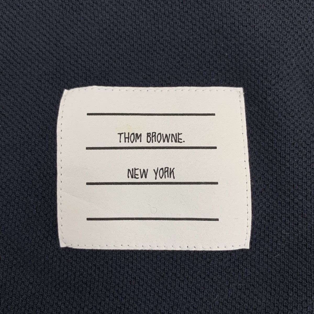 Thom Browne Thom Browne Navy Back Stripe Web Short Sleeve Dress K26WX Size M / US 6-8 / IT 42-44 - 5 Thumbnail