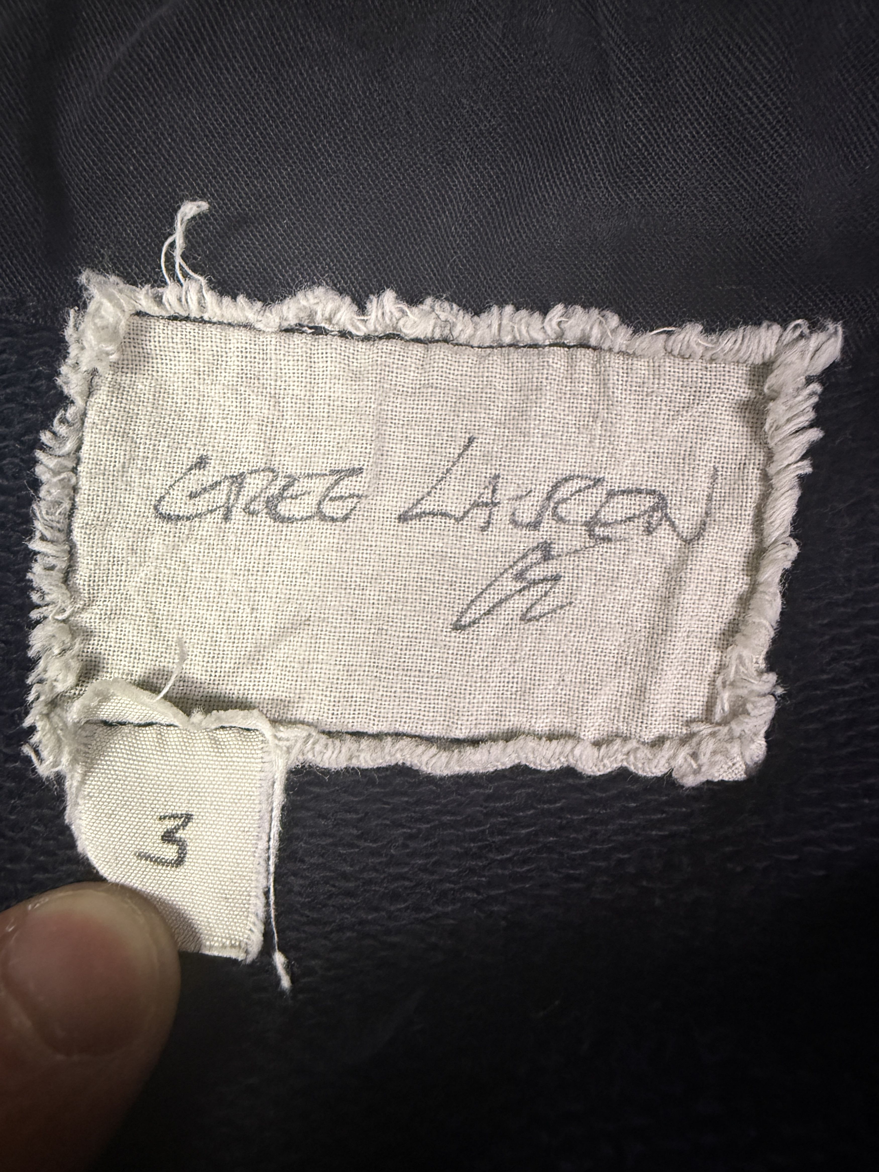 Greg Lauren Greg Lauren Black M51/Fleece Slim Lounge Pant Size US 34 / EU 50 - 3 Thumbnail