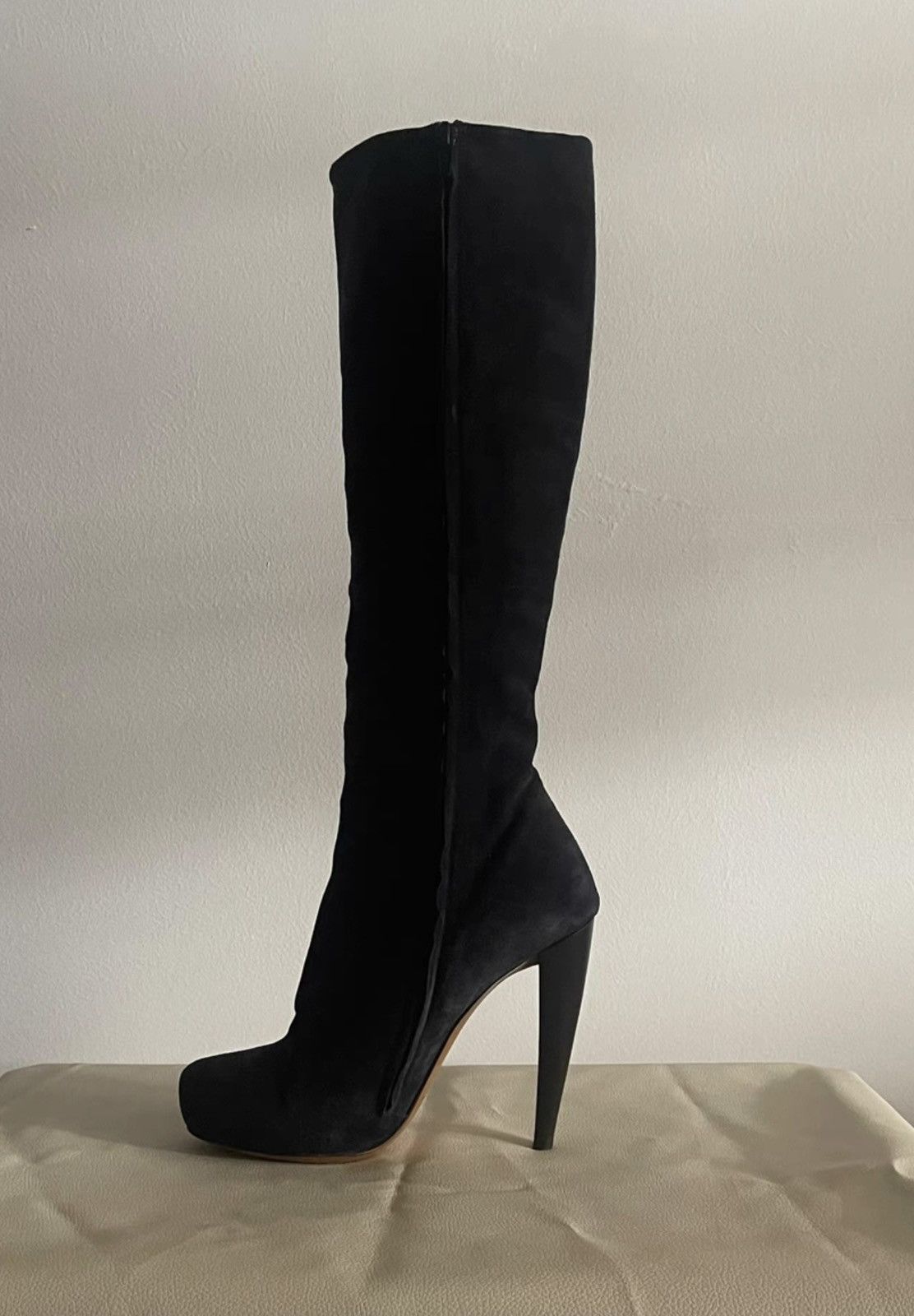 Maison Margiela Maison Martin Margiela｜Early suede high heel calf boots Size US 6 / IT 36 - 5 Thumbnail