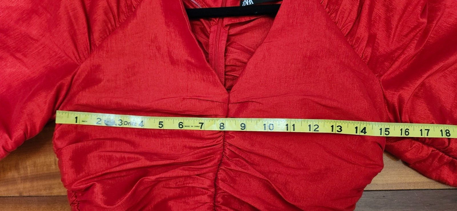Zara Rare Zara Red Draped Mini Dress. Size S Size S / US 4 / IT 40 - 10 Thumbnail