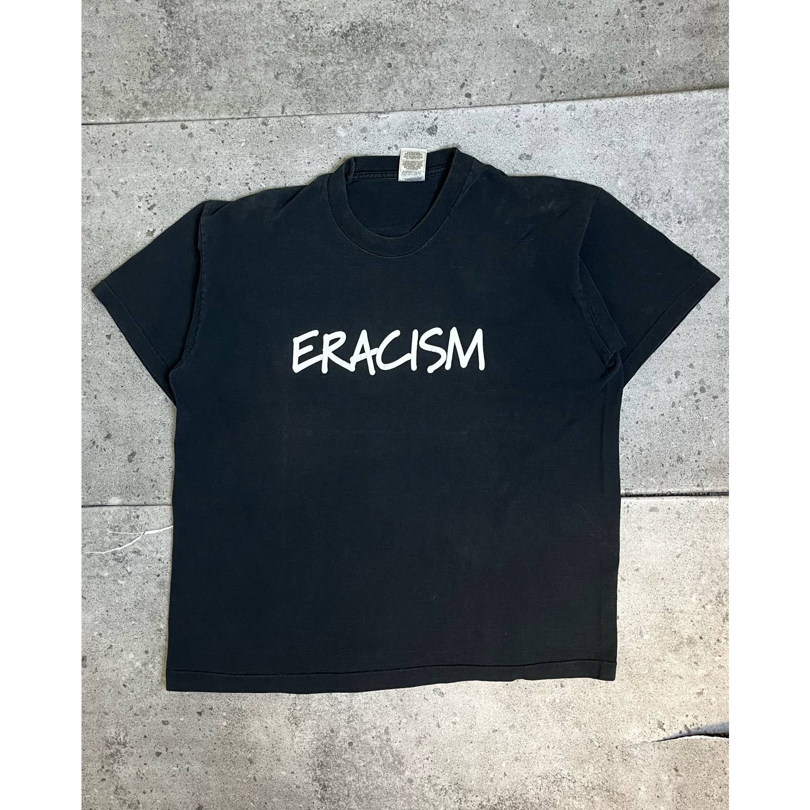 Fruit Of The Loom "Eracism" Tee (XL) - 1990s Size US XL / EU 56 / 4 - 1 Preview