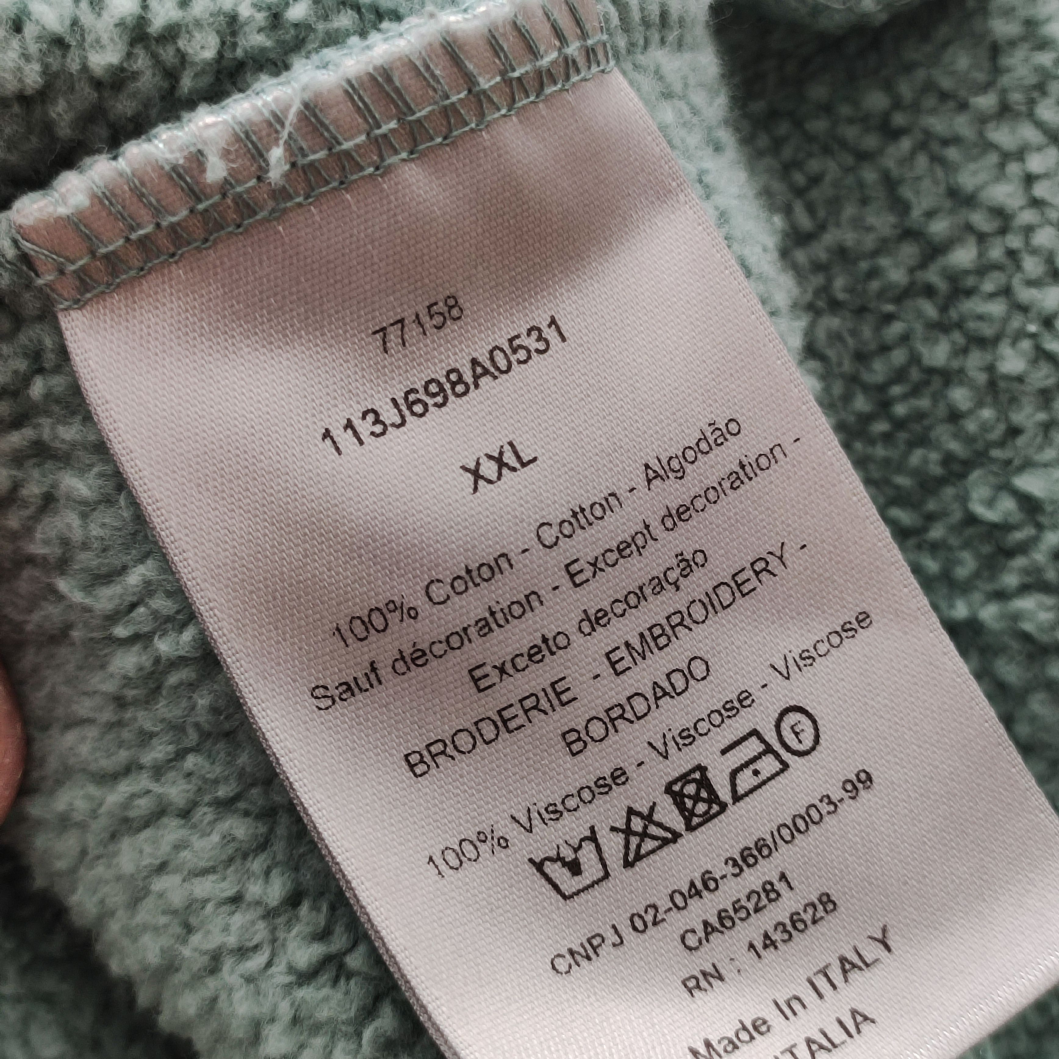 Dior RARE Dior CD Logo Icon Hooded Sweatshirt Size US XXL / EU 58 / 5 - 12 Thumbnail