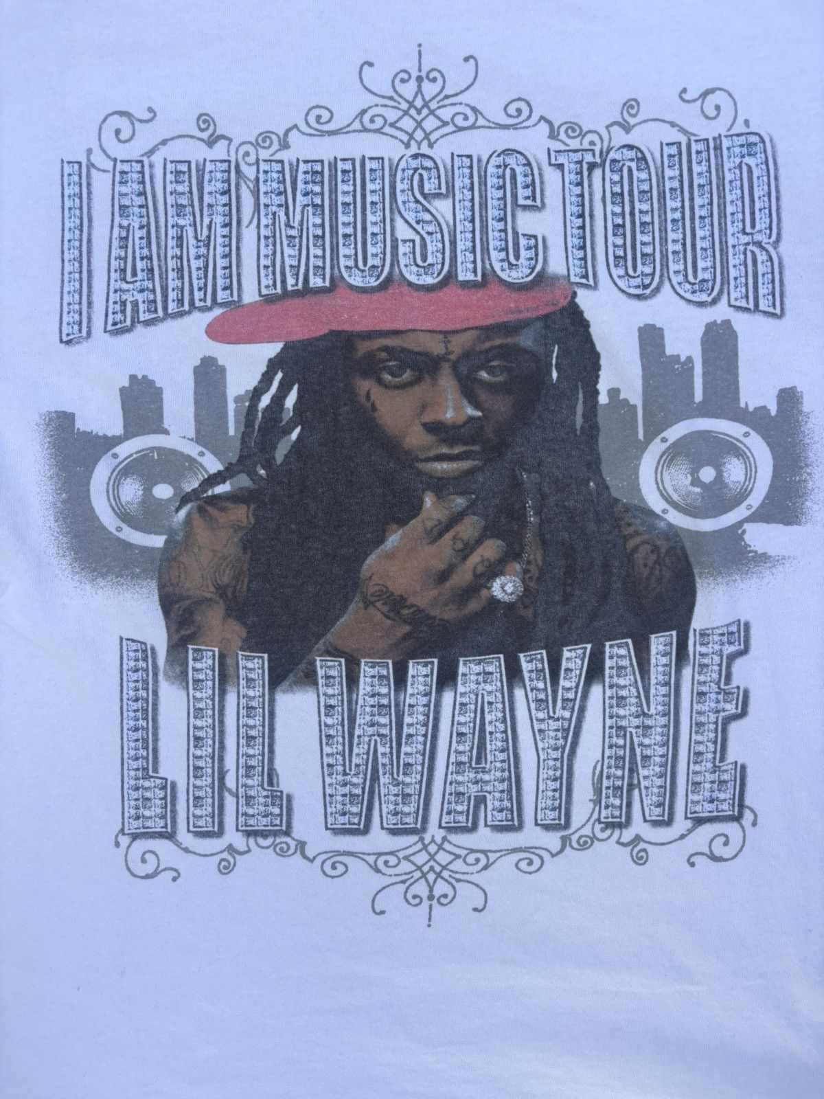 Rap Tees Vintage Y2K 2000s Lil Wayne Tour T Shirt Size US M / EU 48-50 / 2 - 3 Thumbnail