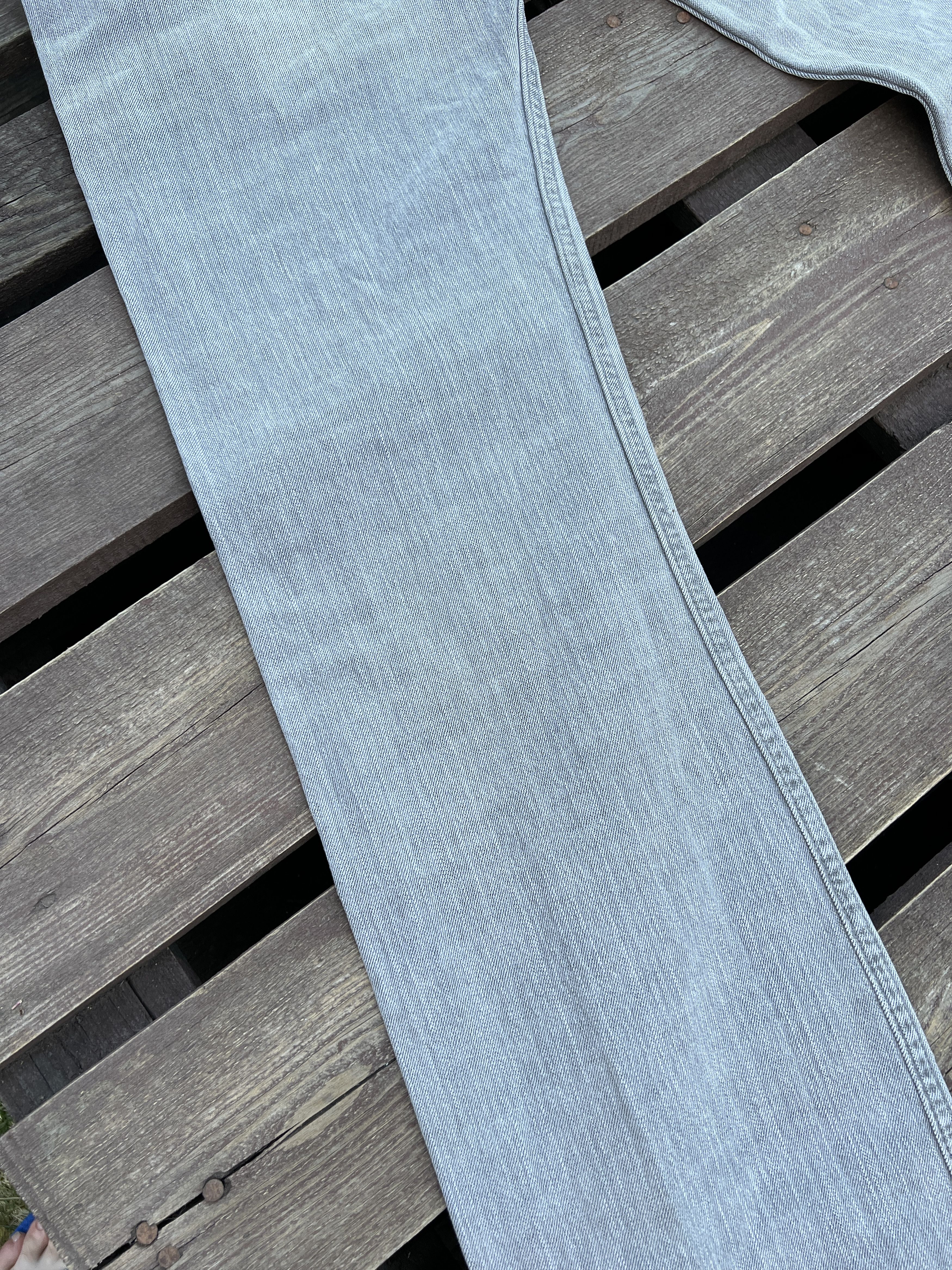 Levi's Levis 501 Vintage Gray Denim Jeans Size W33 L36 Size US 33 - 5 Thumbnail
