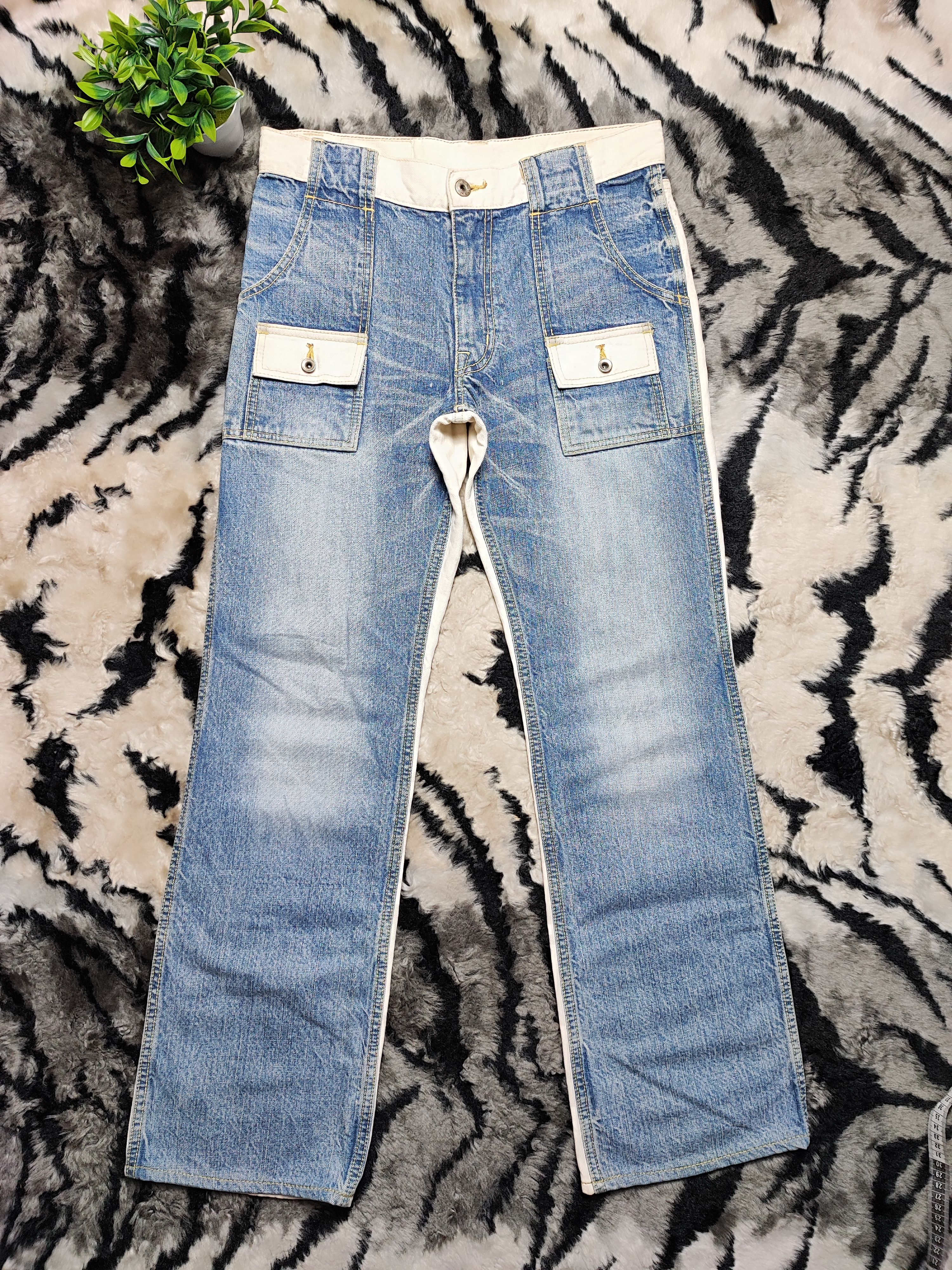 Japanese Brand High Rock Bushpant Jeans Cotton Flare Boot Cut Size US 30 / EU 46 - 2 Thumbnail