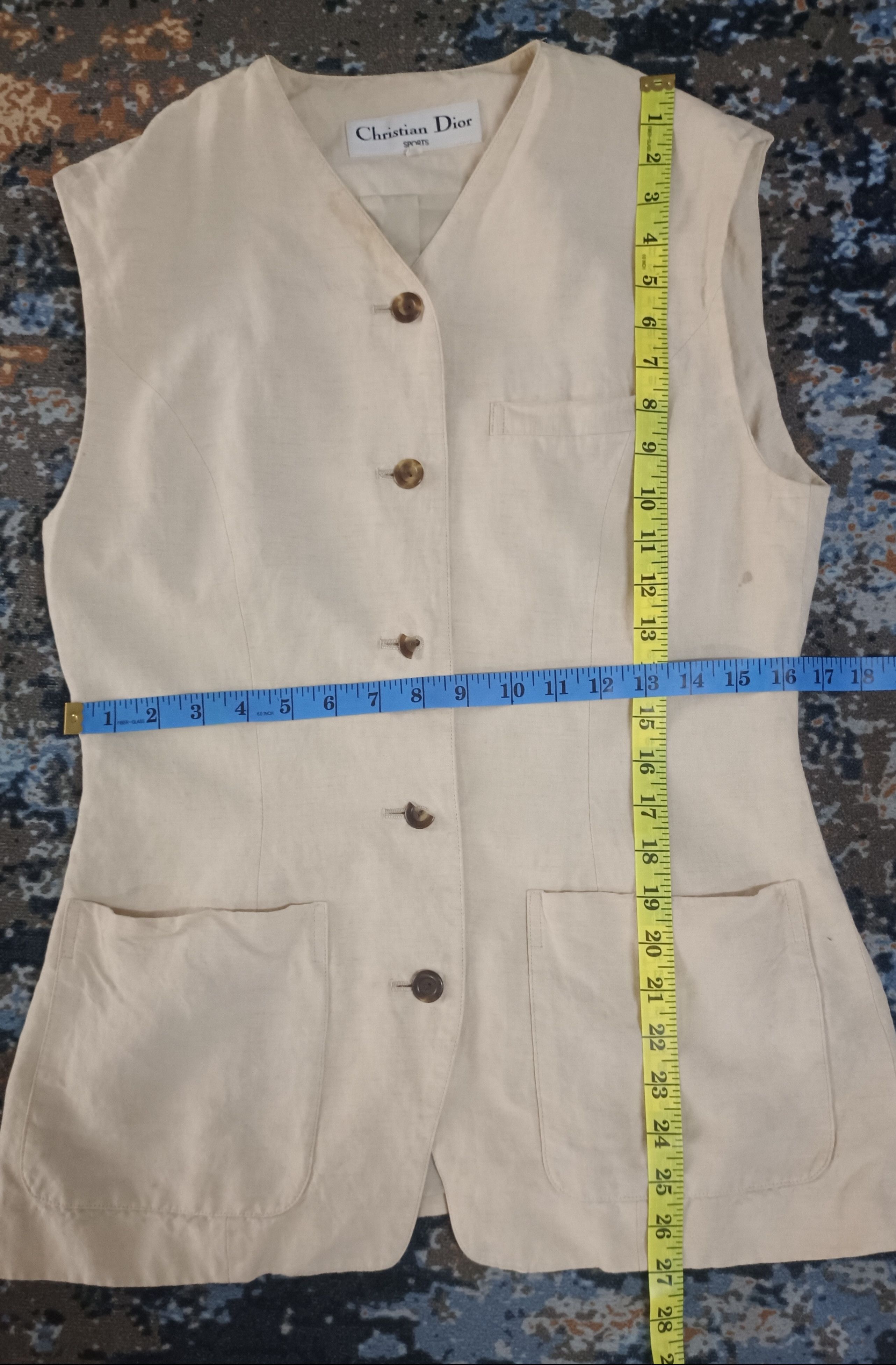Christian Dior Monsieur Vintage CHRISTIAN DIOR Vest Size US XS / EU 42 / 0 - 9 Thumbnail