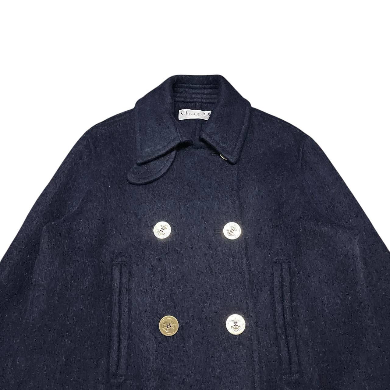 Christian Dior Monsieur Vintage Christian Dior Paris Heavy Wool Coat Gold Button Size US M / EU 48-50 / 2 - 2 Thumbnail