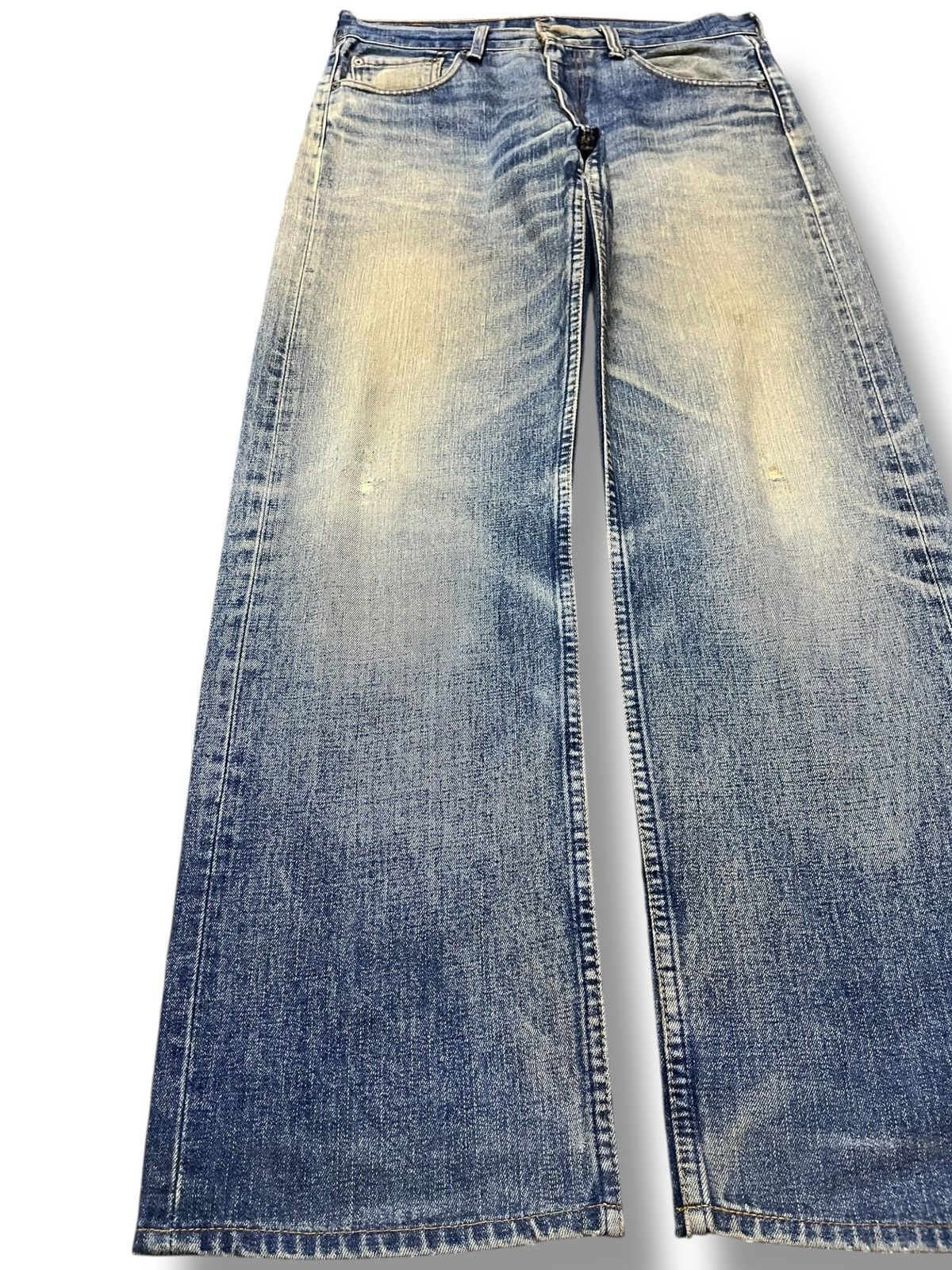 Levi's Vintage Clothing Vintage Levi’s 512 Mudwash Faded Distressed Denim Size US 33 - 3 Thumbnail