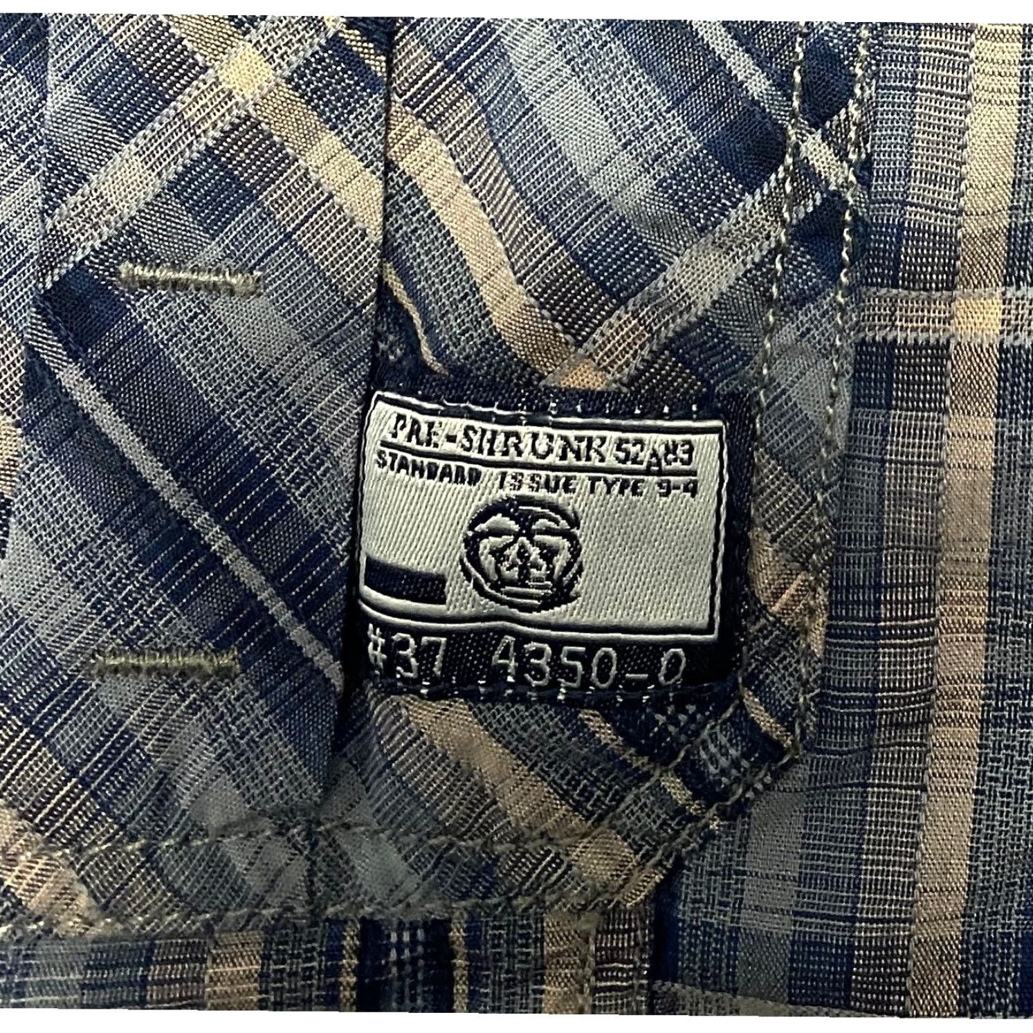 NEXT Next Men Shirt Long Sleeve Plaid Button-Up Blue M Size US M / EU 48-50 / 2 - 4 Thumbnail