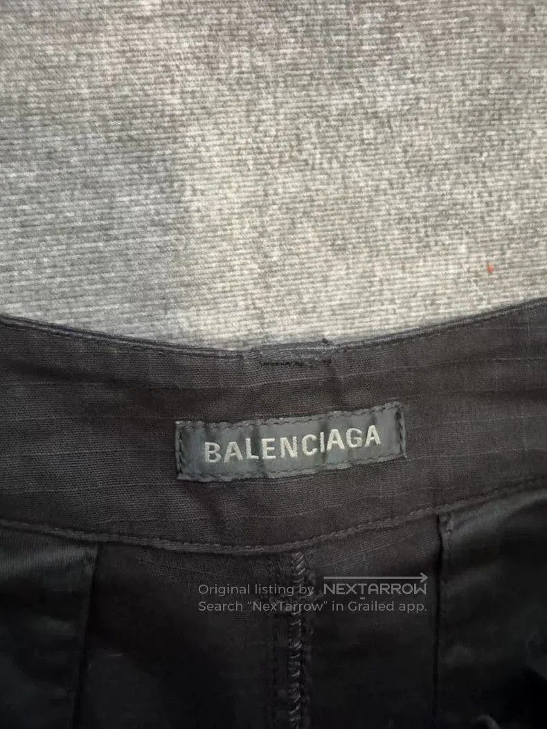 Balenciaga Balenciaga Black Cargo Shorts. Size US 28 / EU 44 - 4 Thumbnail