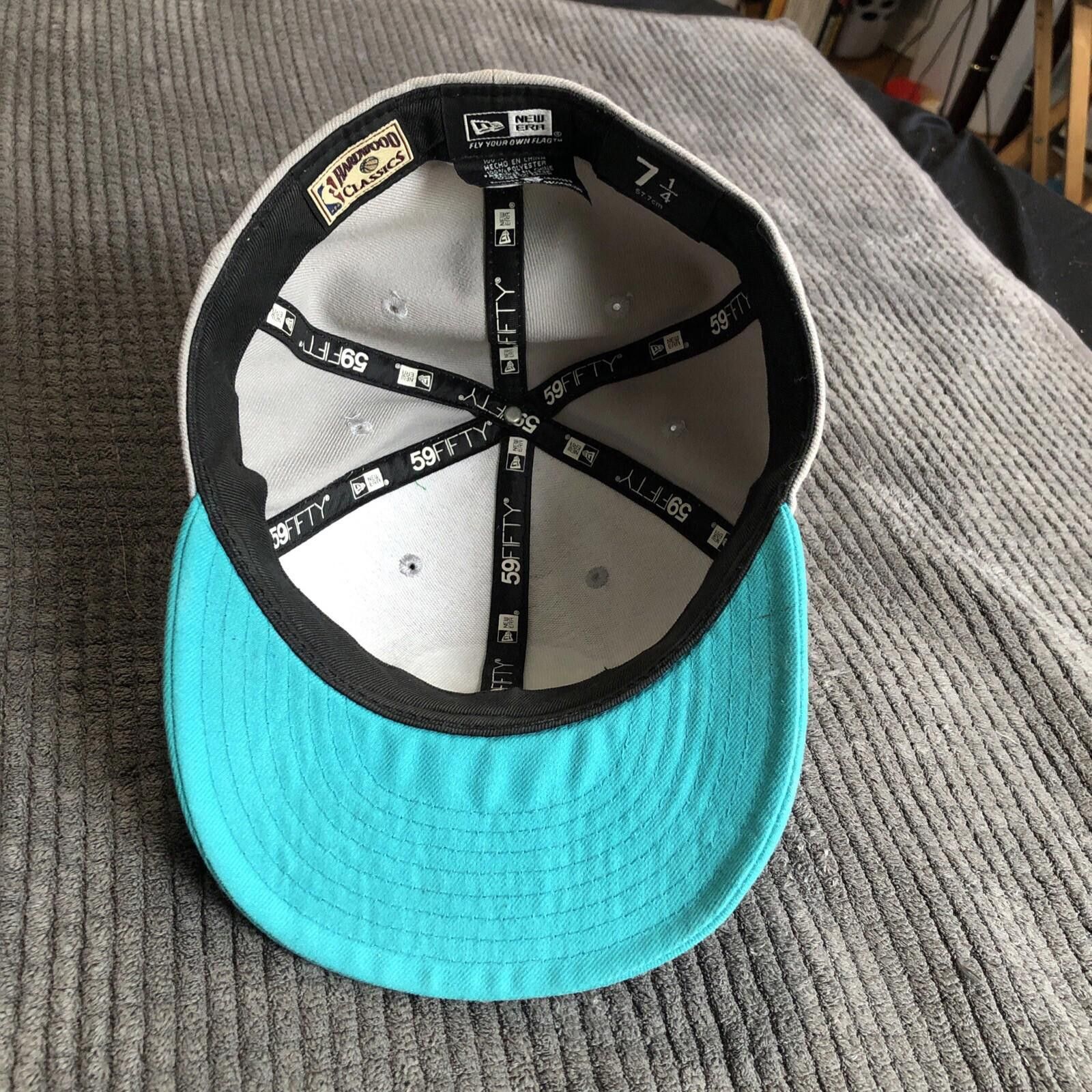 Designer New York Knicks GRAY-TEAL NEW-ERA HARDWOOD CLASSIC 7 1/4 CAP Size ONE SIZE - 6 Thumbnail