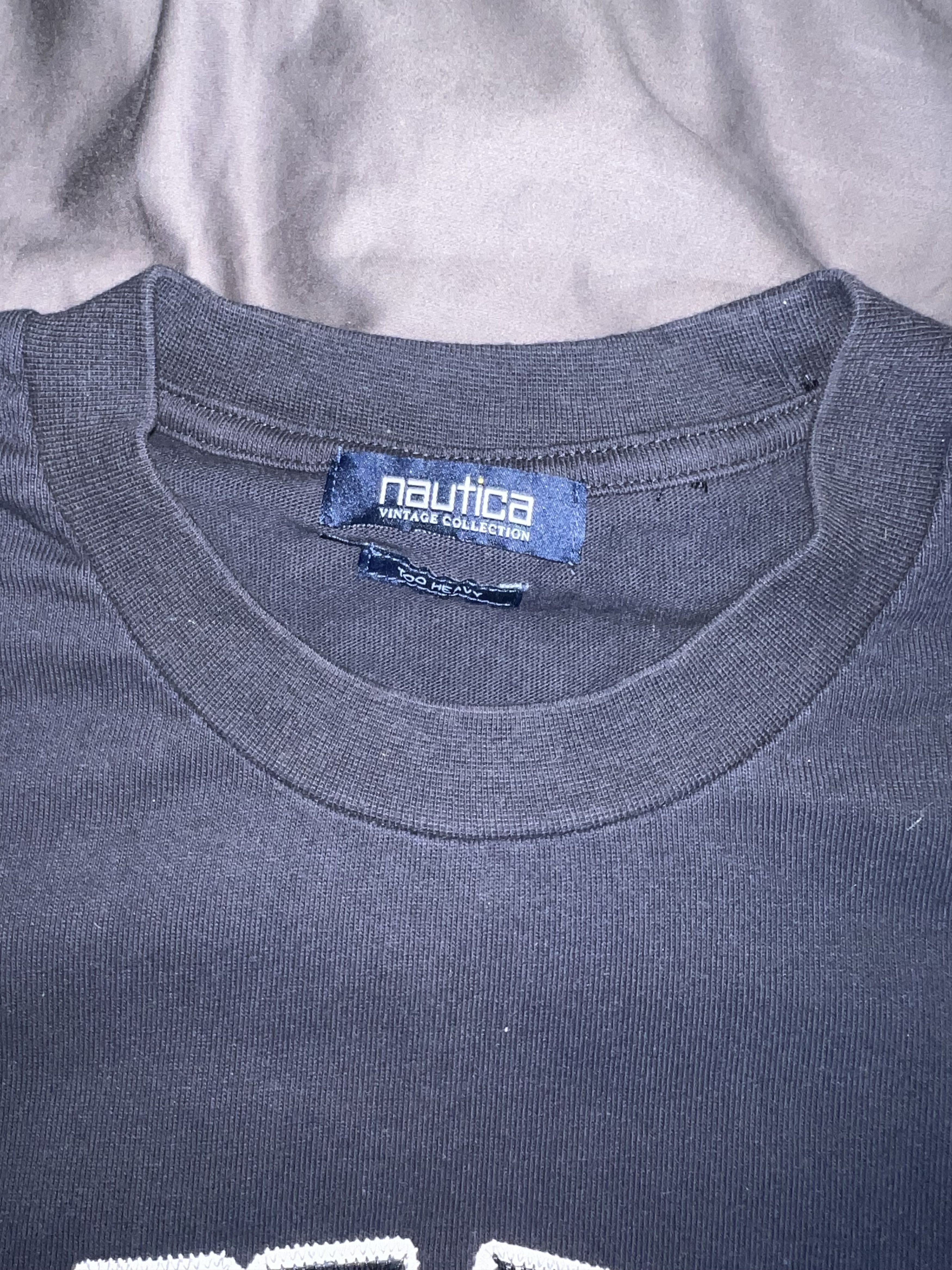 Nautica Nautica Tee – Navy Blue – M/L – Oversized Fit – Vintage USA Size US M / EU 48-50 / 2 - 3 Thumbnail