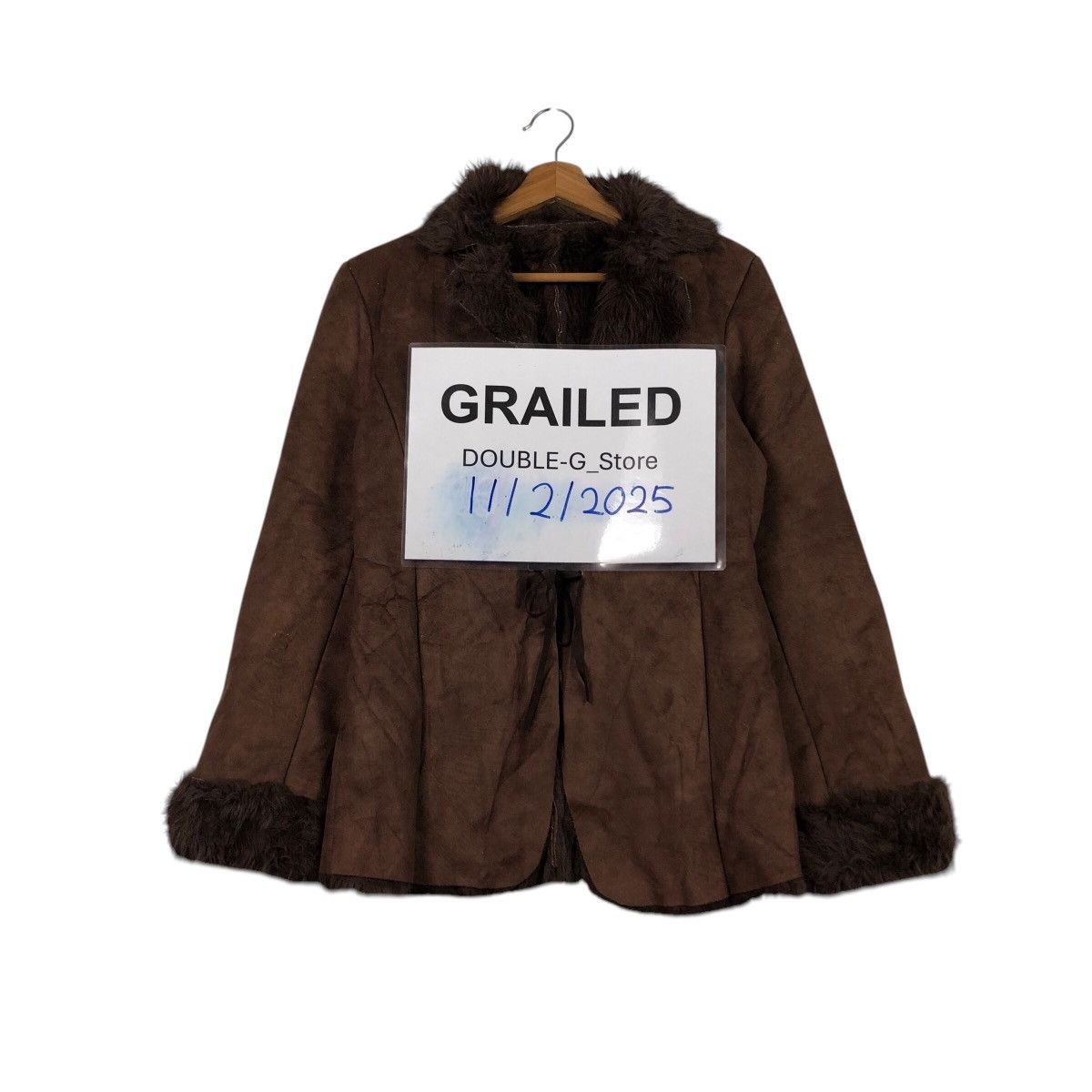Japanese Brand Archive Style Brown Faux Shearling Jacket Issey Miyake Size US M / EU 48-50 / 2 - 1 Thumbnail