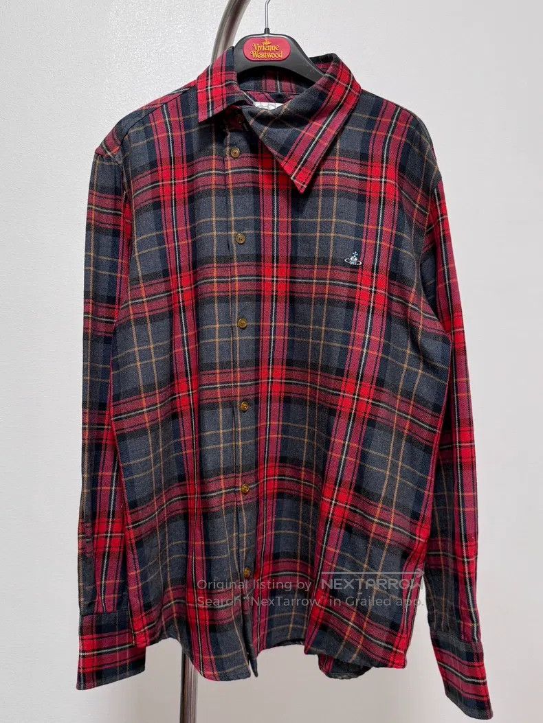 Vivienne Westwood Vivienne Westwood Vintage second-hand diagonal plaid trans Size US M / EU 48-50 / 2 - 2 Thumbnail