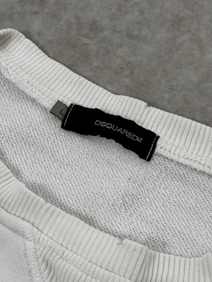 Dsquared2 AW2007 Dsquared2 Dobberman Dog White Crewneck Sweater Size US S / EU 44-46 / 1 - 9 Thumbnail