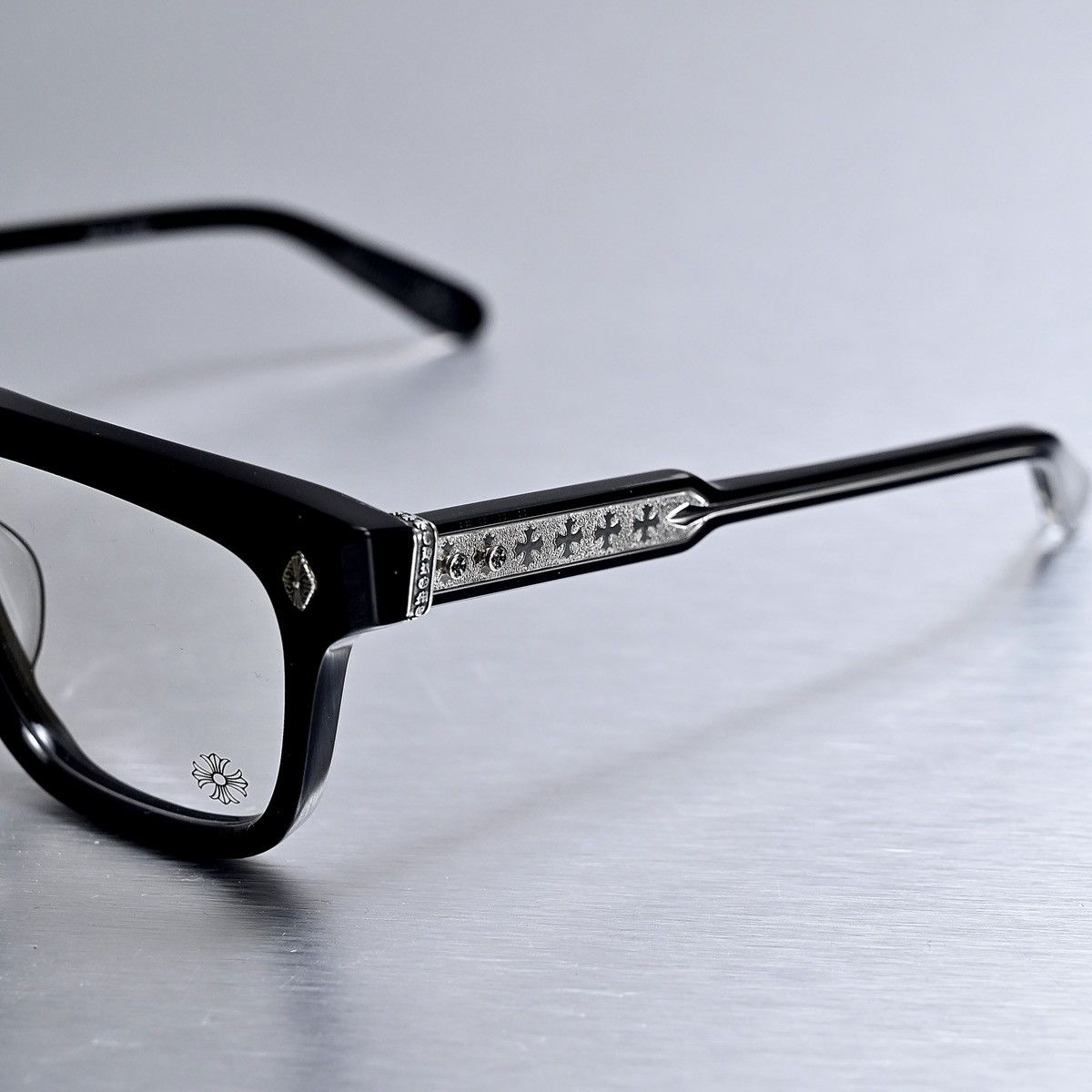 Chrome Hearts CHROME HEARTS AMBIDIXTROUS BLACK GLASSES Size ONE SIZE - 3 Thumbnail