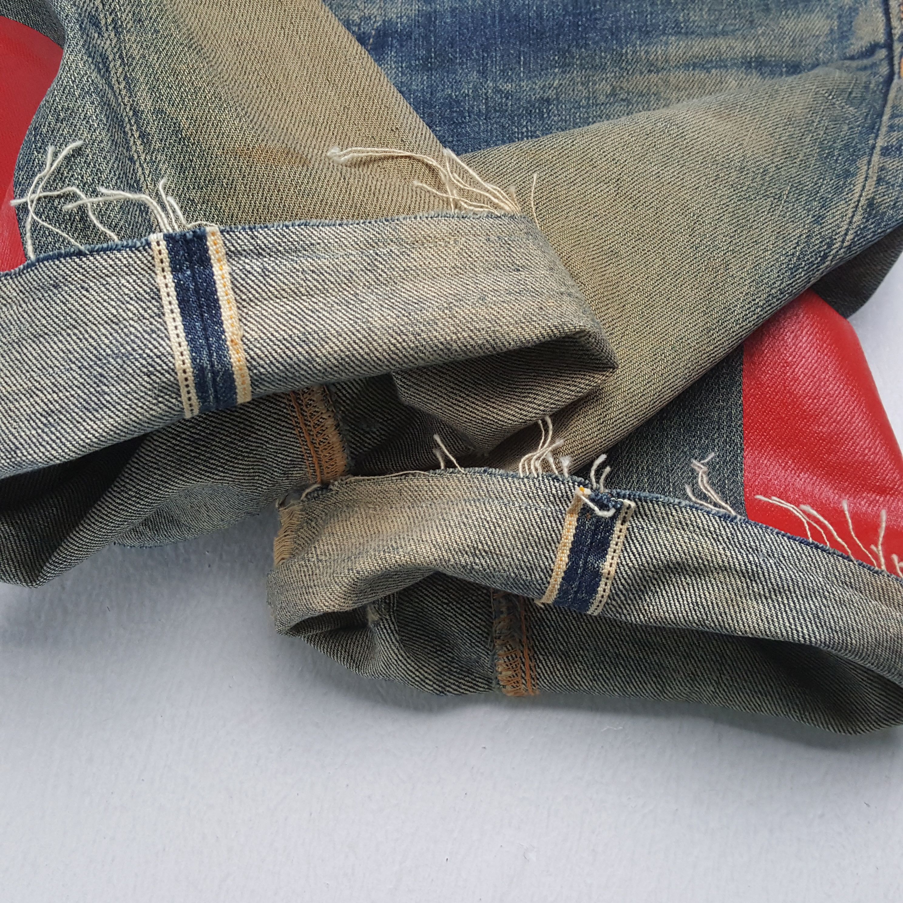 Japanese Brand × Vintage EVIS Japanese Brand Custom Daicock Short Jeans Size US 31 - 9 Thumbnail