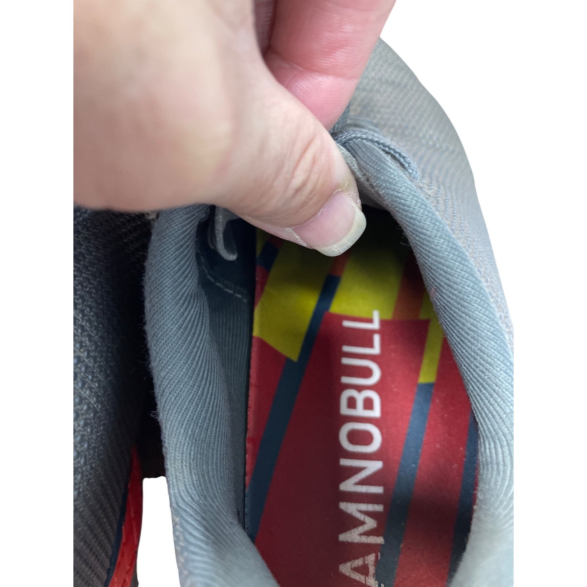 Other NoBull Womans Gray Red yellow Run walk sneakers Sz 8.5 SKU 9 Size US 8.5 / IT 38.5 - 8 Thumbnail