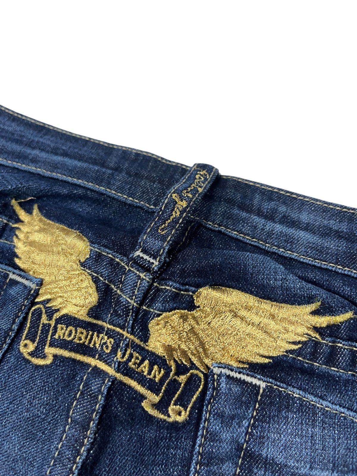 Robins Jeans Vintage y2k Robin’s Jean Low Rise Embroidered Jeans Size 26 Size 26" / US 2 / IT 38 - 15 Thumbnail