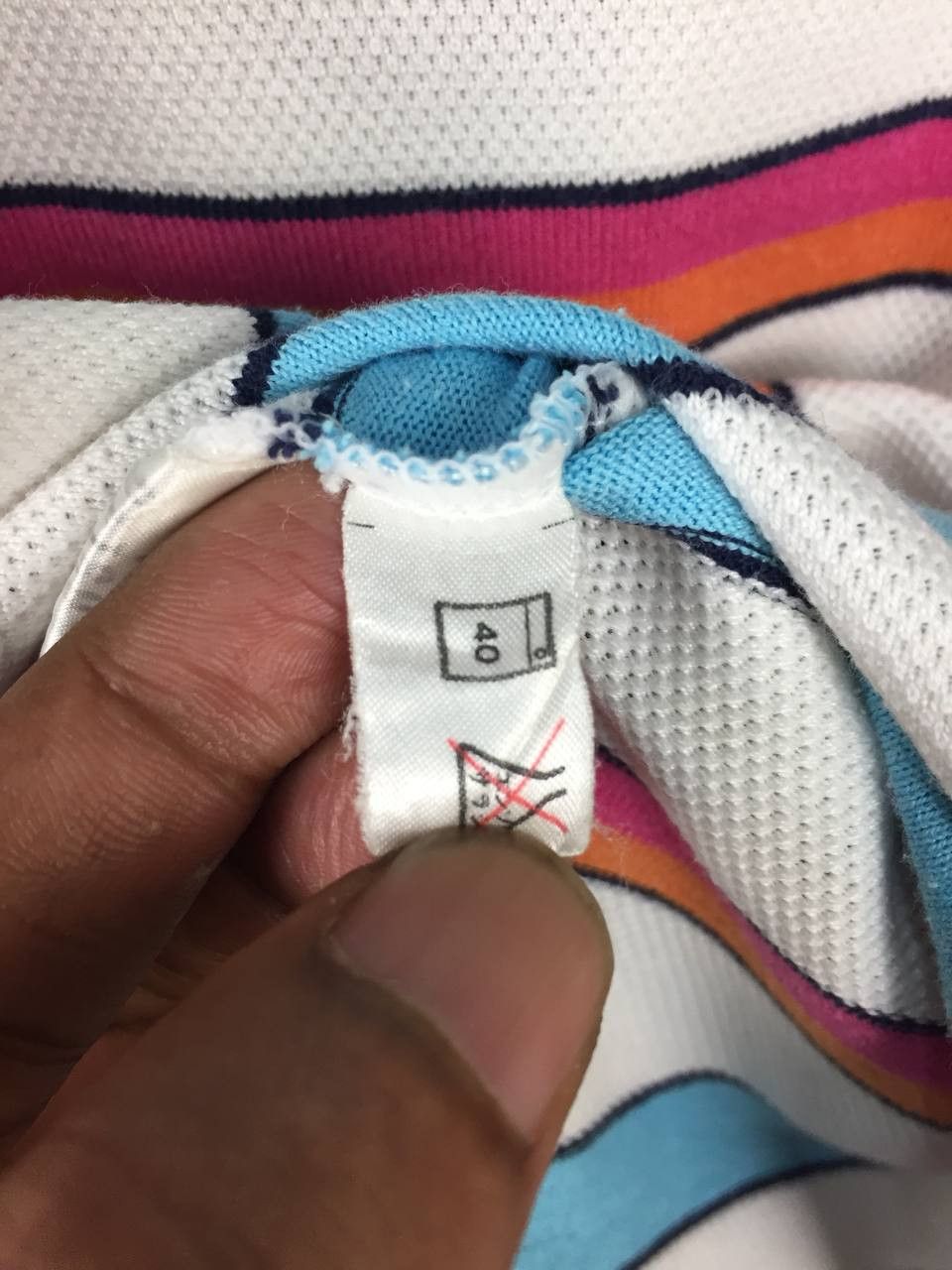 Other Vtg 90s Arnold Palmer Color Block Stripe Perforated Polo Tee Size US S / EU 44-46 / 1 - 10 Thumbnail