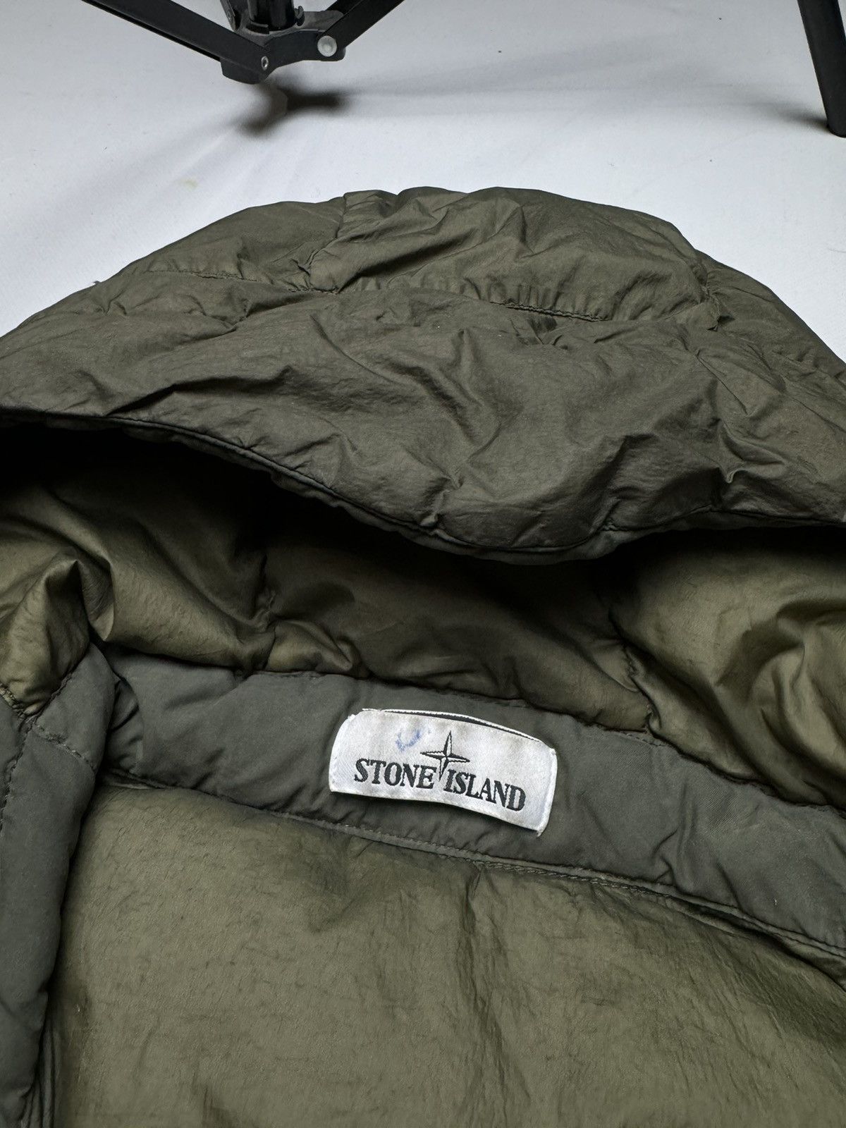 Stone Island × Vintage Rare vintage Puffer jacket Stone island crinkle reps Size US S / EU 44-46 / 1 - 12 Thumbnail