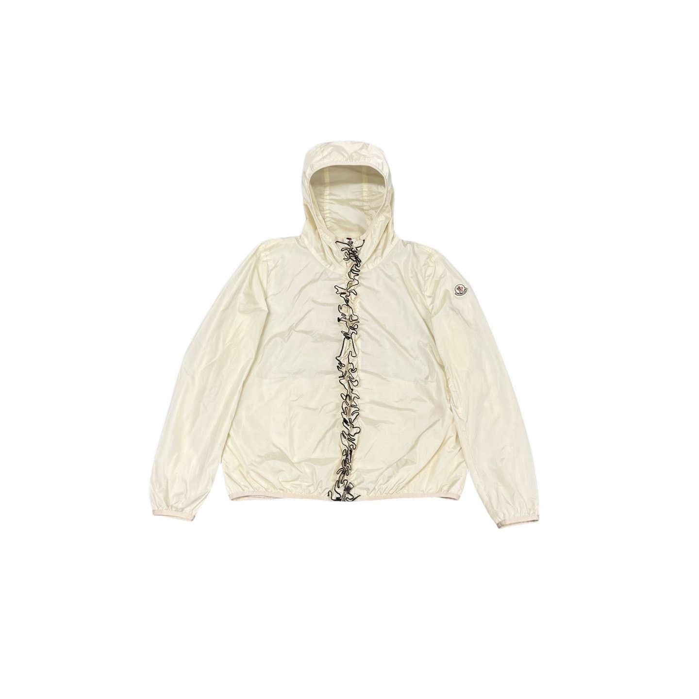 Moncler Moncler Ruffle Trim Hooded Jacket Size 1 Size S / US 4 / IT 40 - 1 Thumbnail