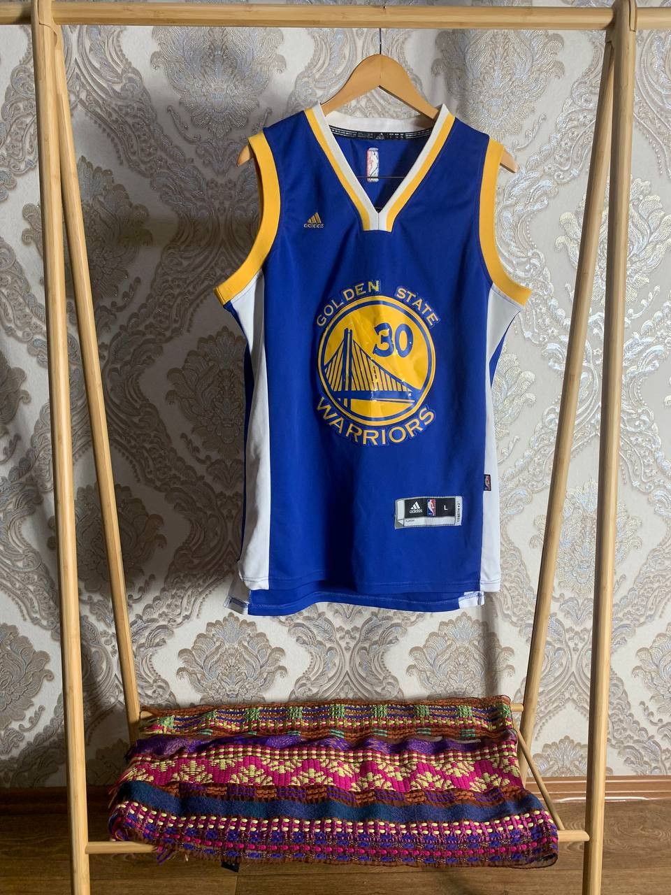 Vintage Very Rare Golden State NBA Curry Retro Basketball Jersey Y2K Size US L / EU 52-54 / 3 - 2 Thumbnail