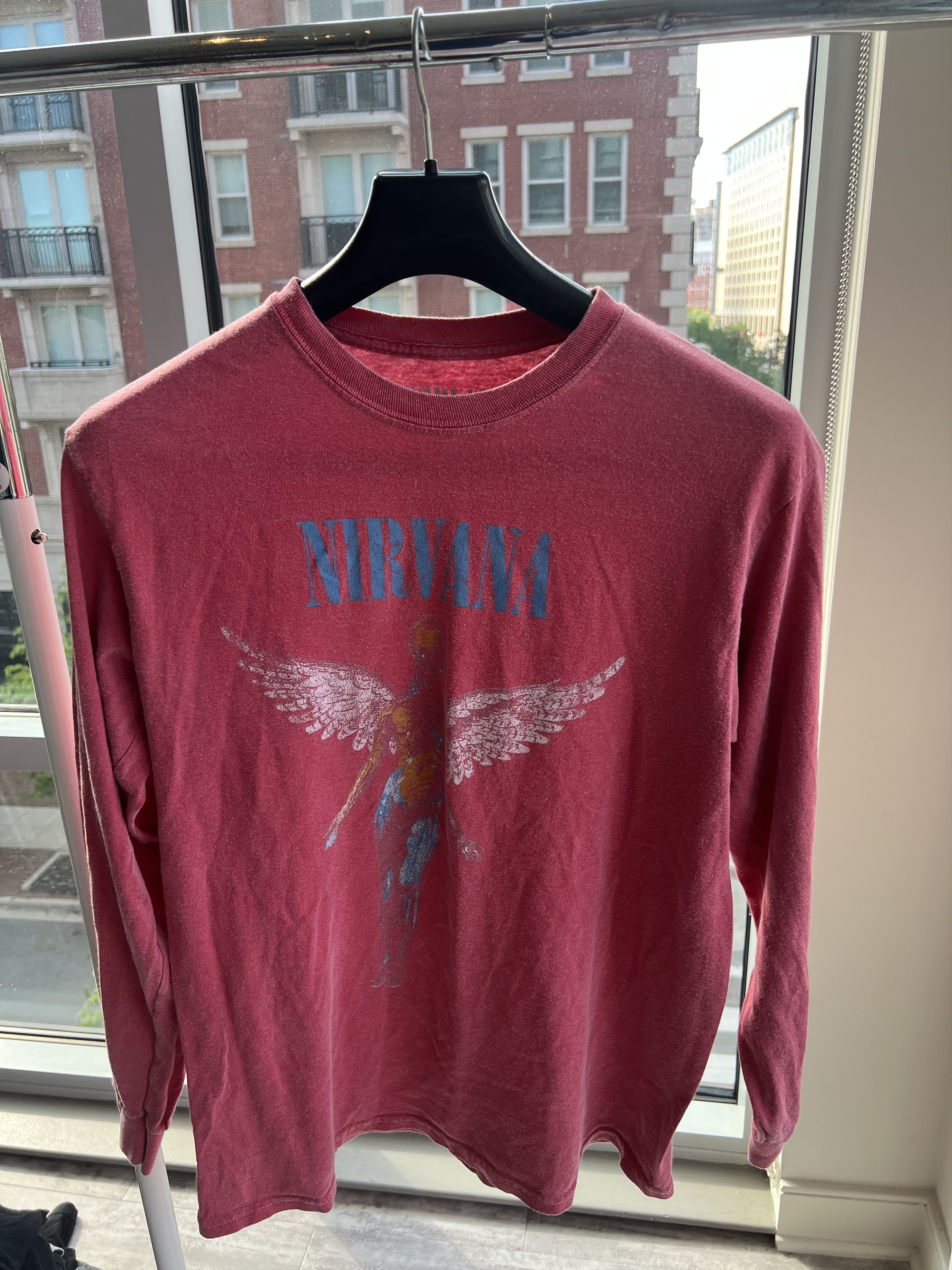 Nirvana Nirvana In Utero Long Sleeve Graphic T-Shirt Red Pink Size S / US 4 / IT 40 - 1 Thumbnail
