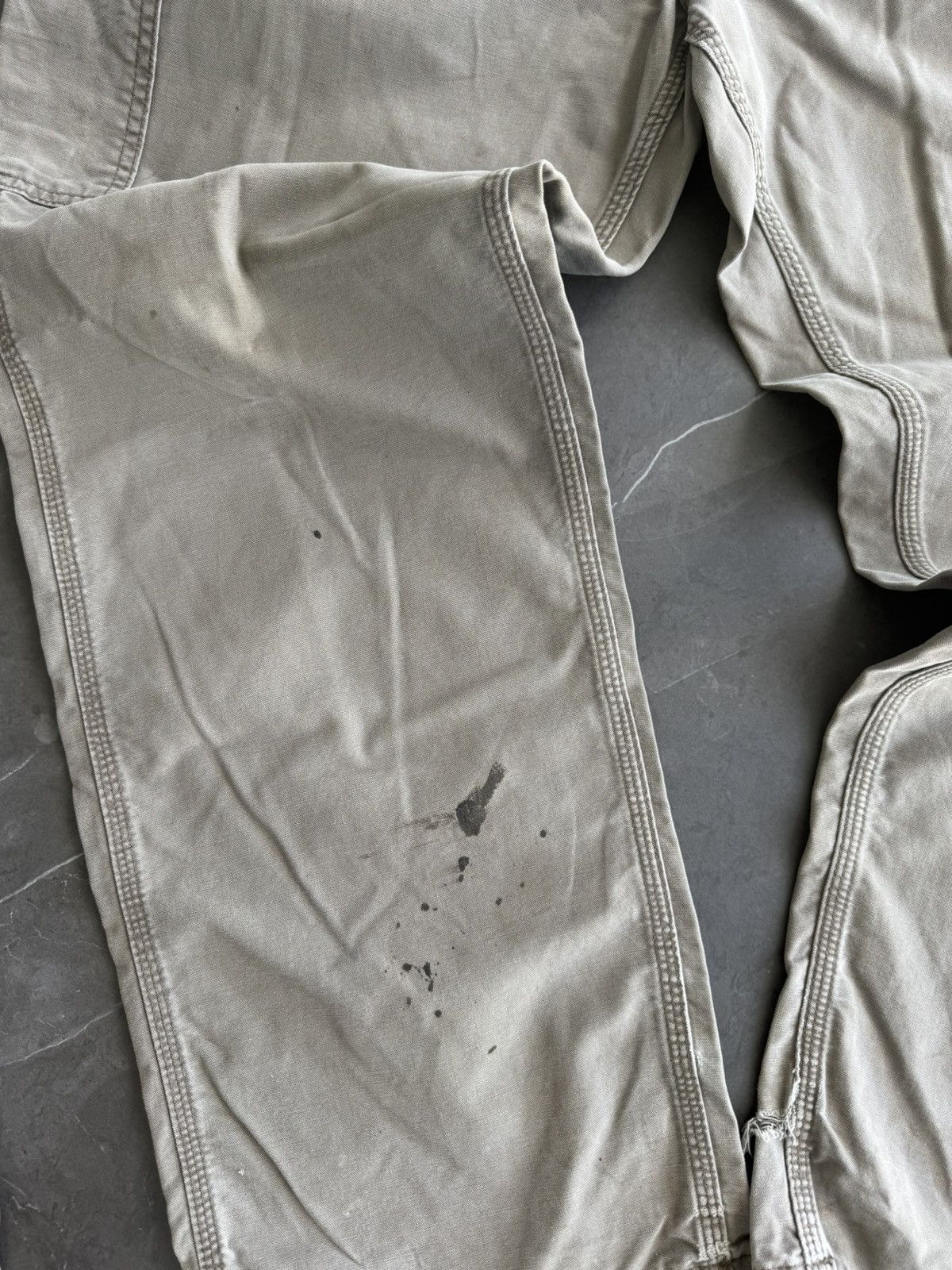 Carhartt × Carhartt Wip × Vintage Vintage Carhartt Carpenter Work Pants Grey Size US 36 / EU 52 - 2 Thumbnail
