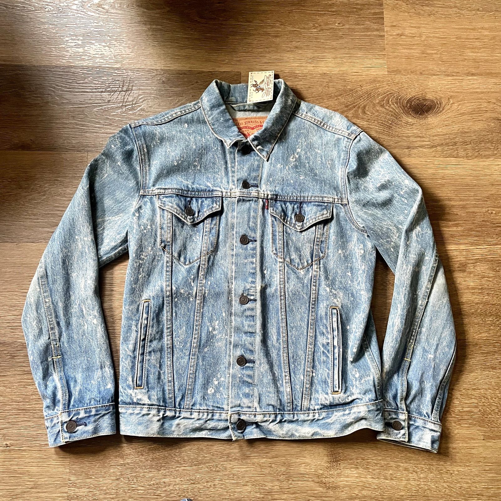 Levi's Beautiful Distressed Levi's Jacket- 511 32 x 32 Size US L / EU 52-54 / 3 - 1 Thumbnail