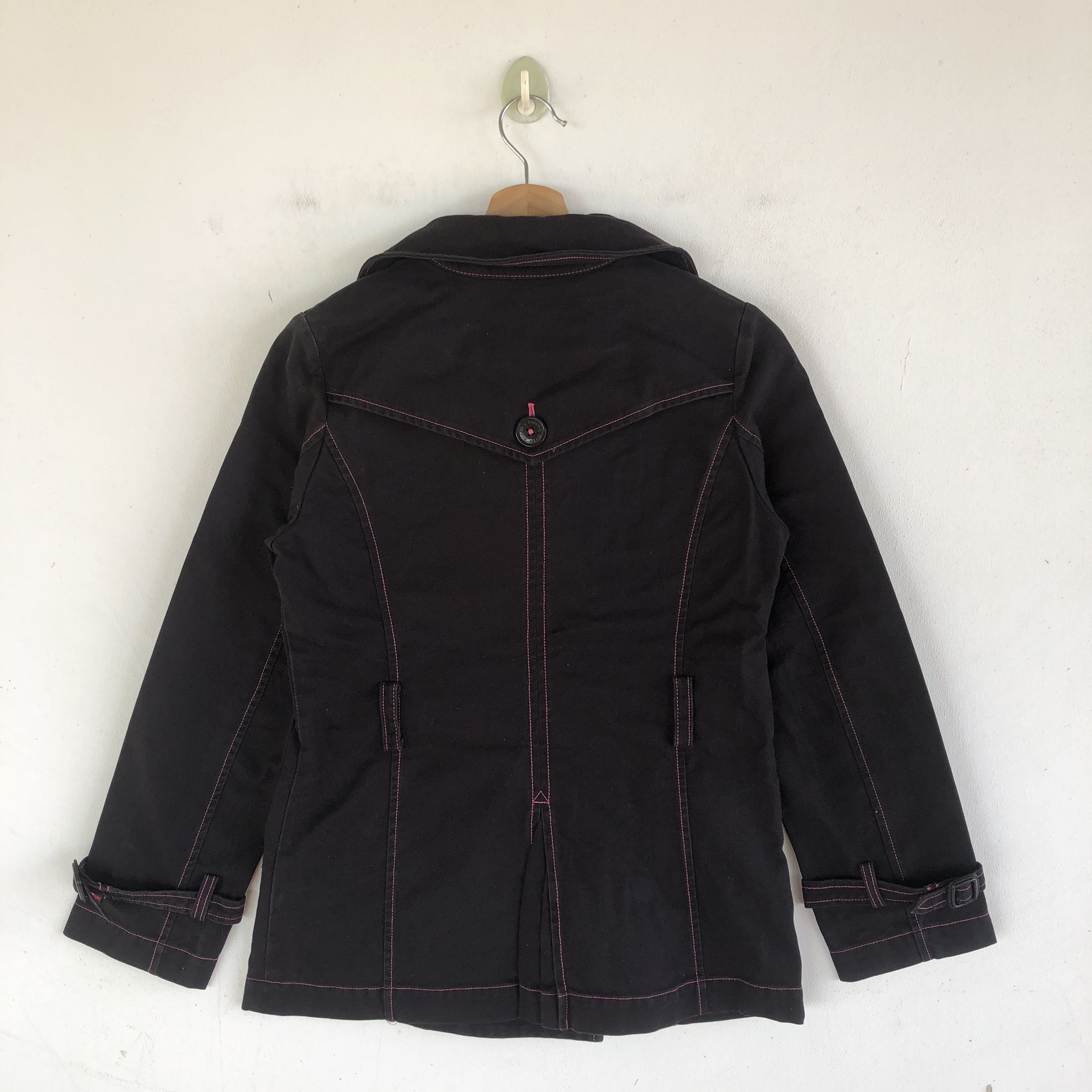 Tommy Hilfiger × Vintage Vintage Tommy Girl Double Breasted Gothic Jacket Size S / US 4 / IT 40 - 2 Thumbnail