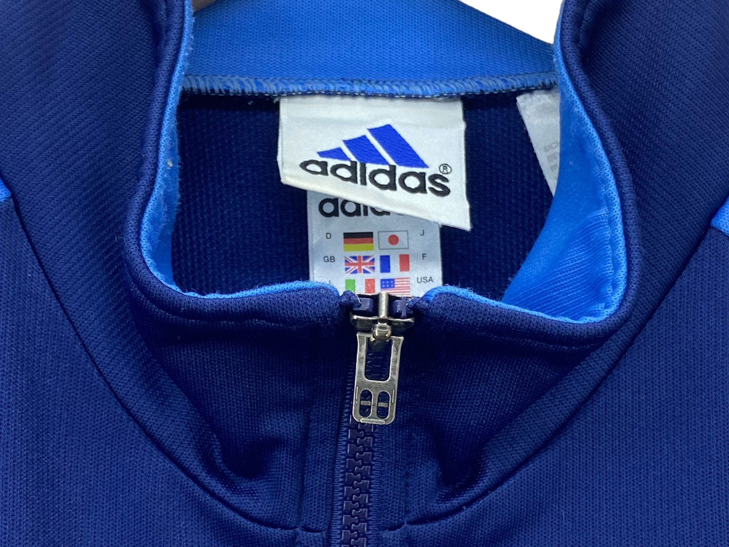 Adidas × Vintage Vintage Adidas Track Jacket Blue - Retro Sportswear Zip-Up Size US S / EU 44-46 / 1 - 7 Thumbnail