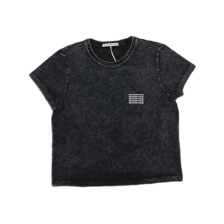 Alexander Wang Alexander Wang SS23 Acid Wash Logo T-Shirt - Size M / US 6-8 / IT 42-44 - 2 Thumbnail
