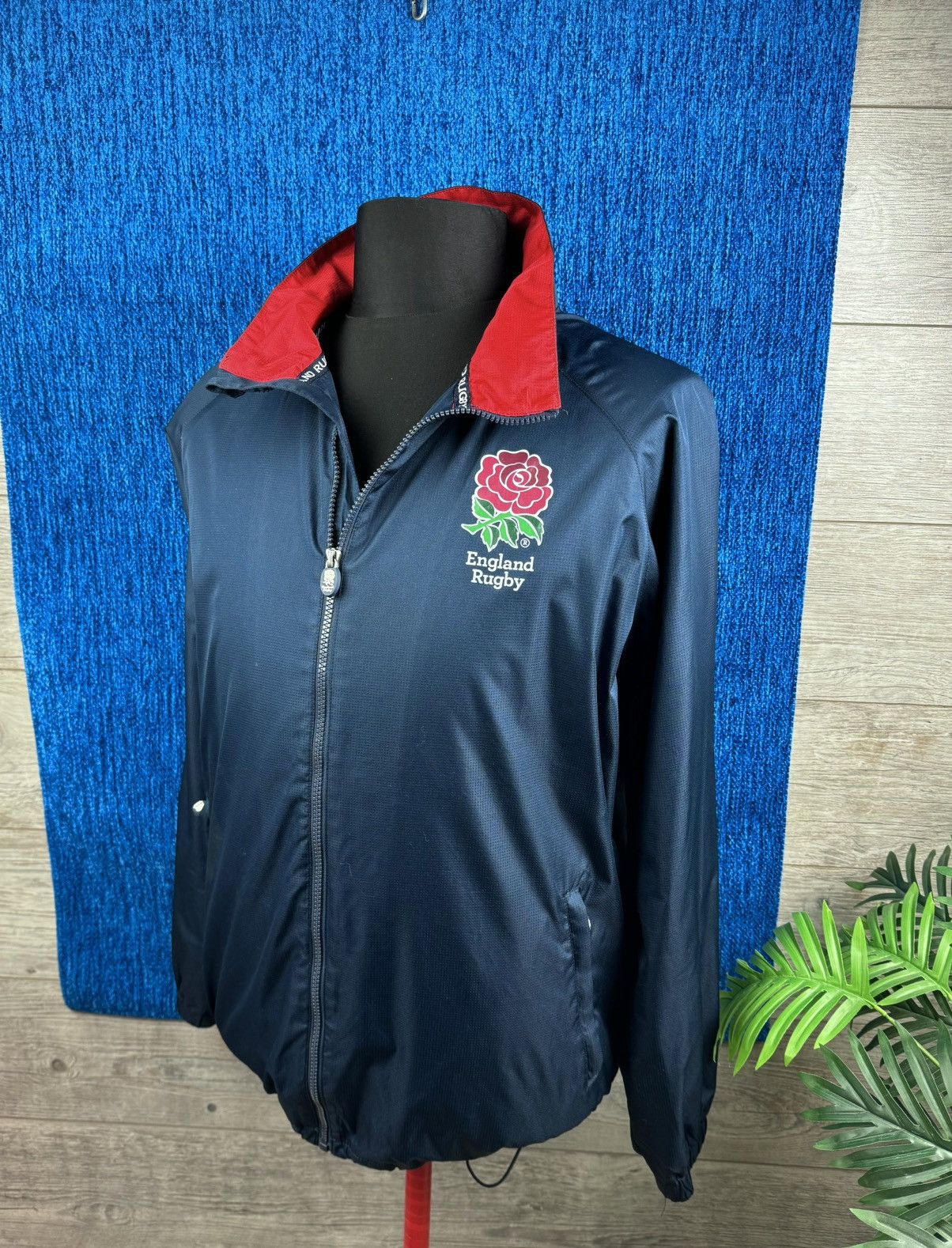 Vintage England Rugby 🏉 Football USA Jacket Y2K drill style size L Size US L / EU 52-54 / 3 - 13 Thumbnail
