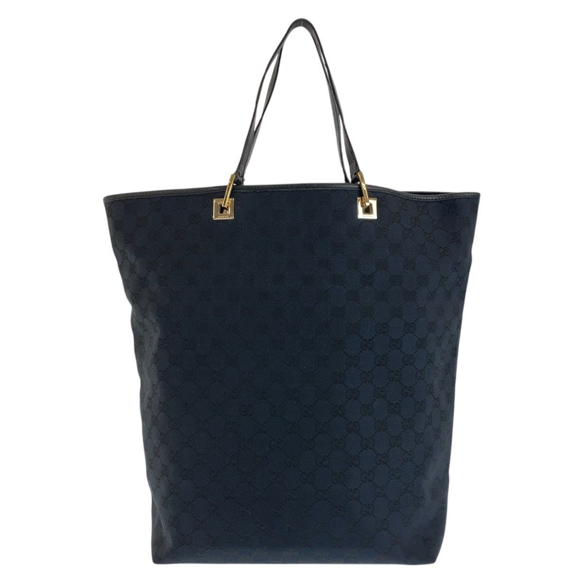 Gucci Gucci GG Canvas/leather 2Way Tote Bag 002 1097 Canvas Shoulder Bag 002 1097 in Black, Women's