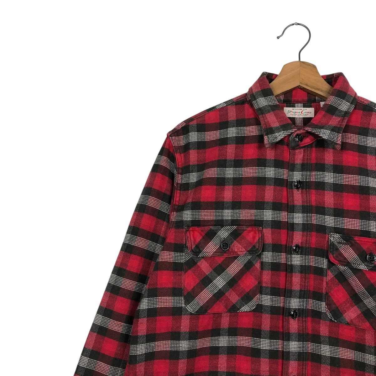 Sugar Cane 🔥VINTAGE WOOL SHIRT JACKET SUGAR CANE TOYO ENTERPRISE TARTAN Size US M / EU 48-50 / 2 - 9 Thumbnail