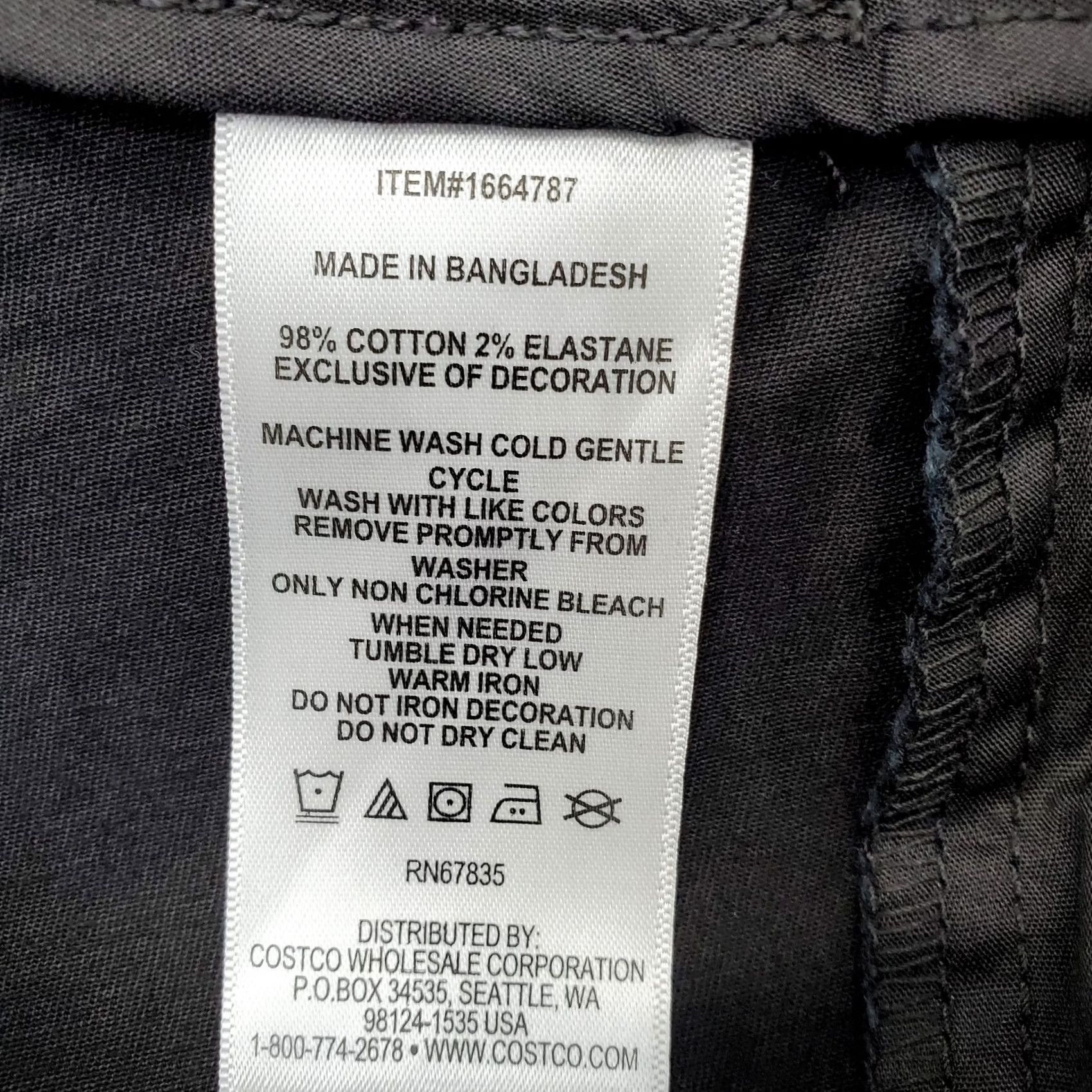 Nautica Nautica Chino Shorts Women 6 Black Twill Mid Rise Slash Pocket Low Waist Stretch - Slim Fit Size 28" / US 6 / IT 42 - 7 Thumbnail