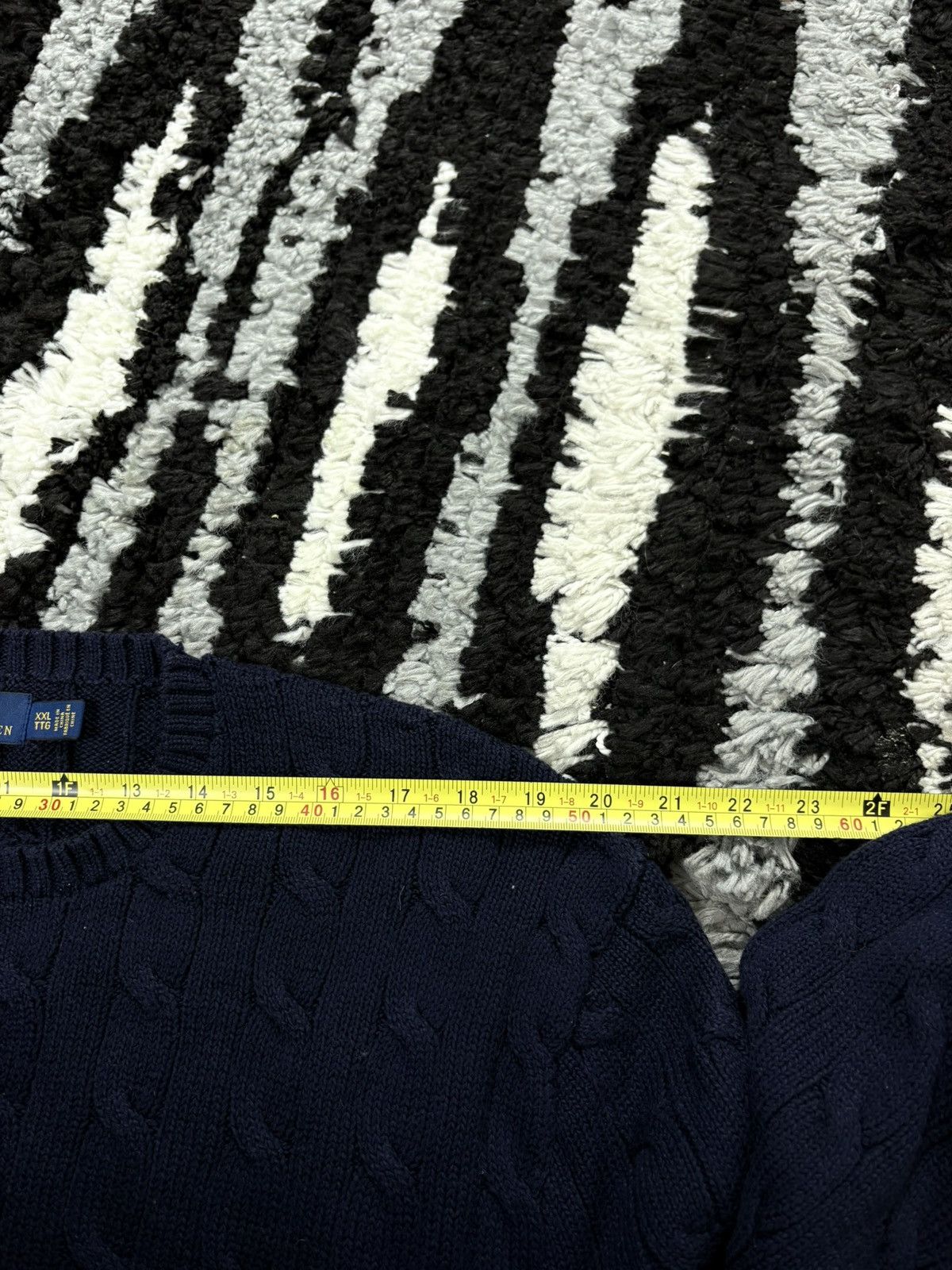 Polo Ralph Lauren Navy polo Ralph Lauren cable knit sweater xxl 2xl Size US XXL / EU 58 / 5 - 8 Thumbnail