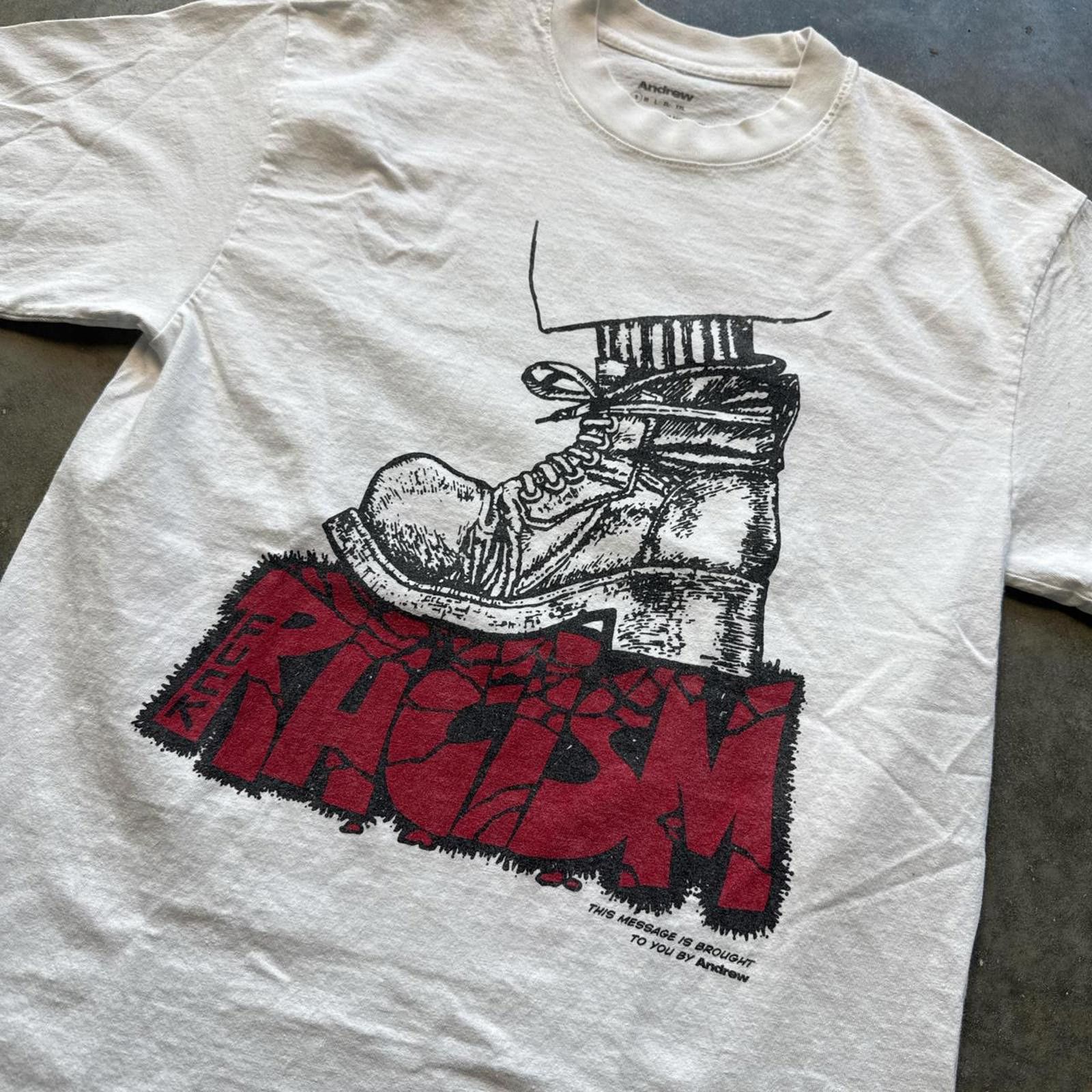Other Andrew Stomp On "Racism" T-Shirt With Bold Red & Black Size US S / EU 44-46 / 1 - 3 Thumbnail