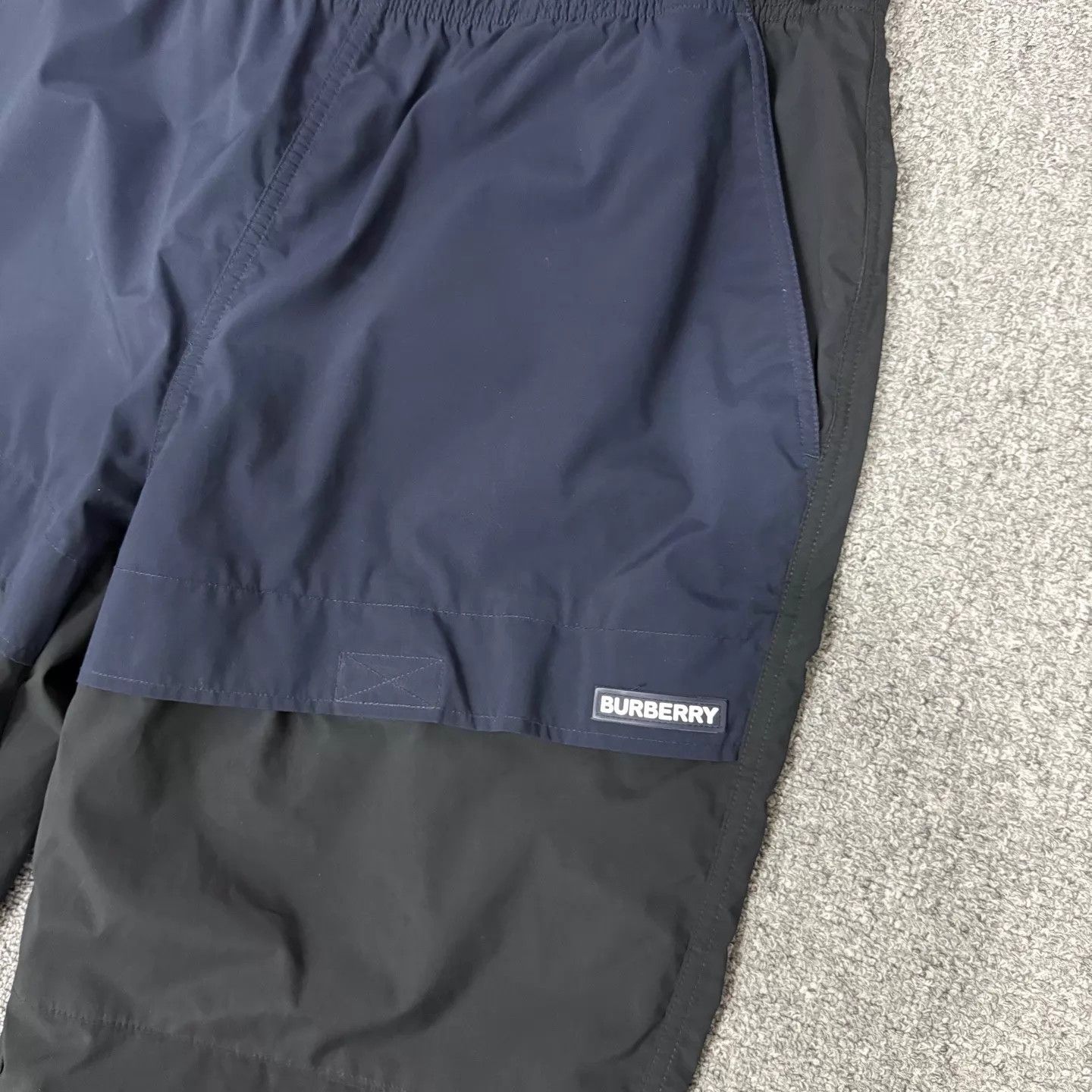 Burberry Burberry Black/Blue Color Blocked Drawstring Pants 52 99New Size US 36 / EU 52 - 3 Thumbnail