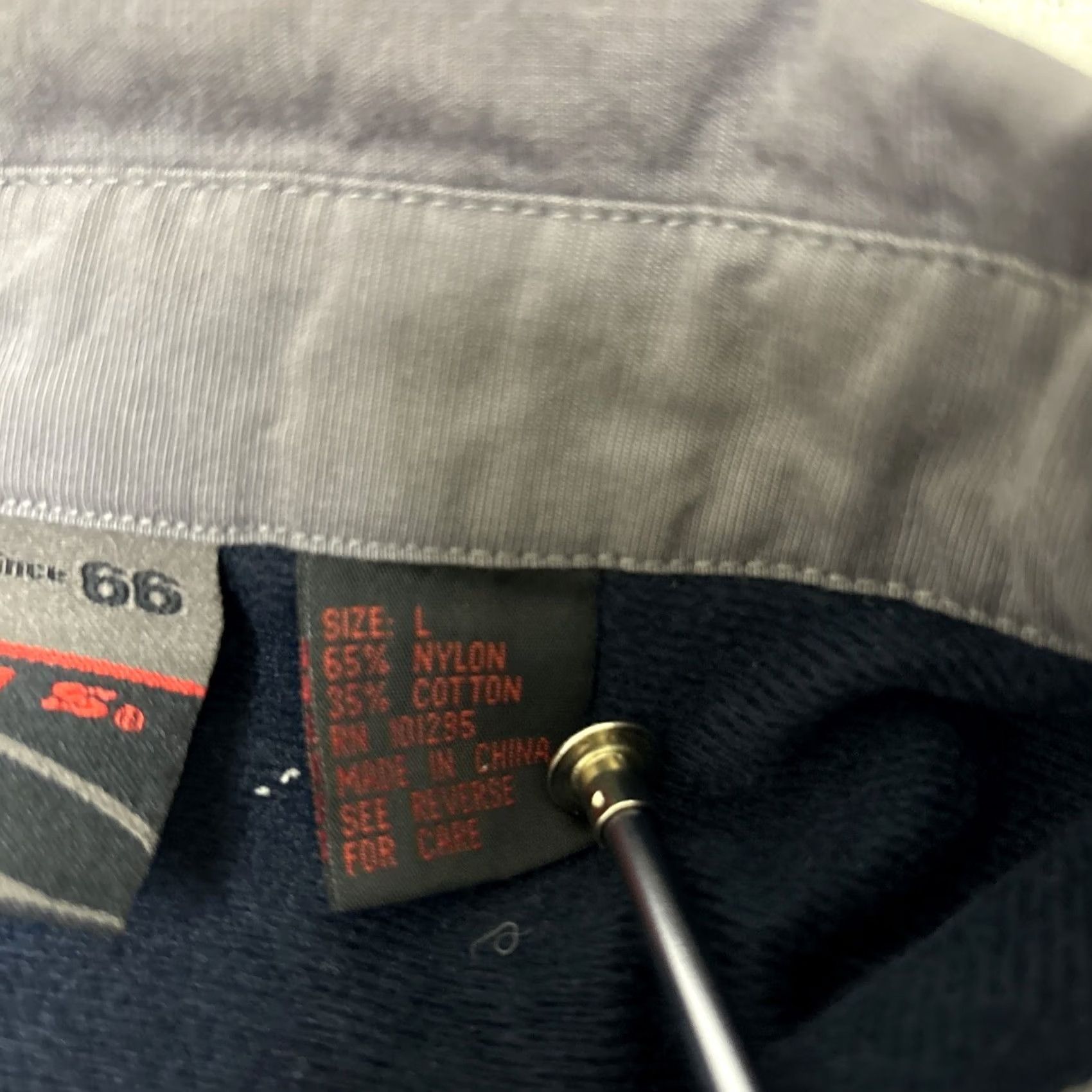 Vans VANS Jacket Windbreaker L Large Gray Button Up Lined Lightweight Men Size US L / EU 52-54 / 3 - 3 Thumbnail