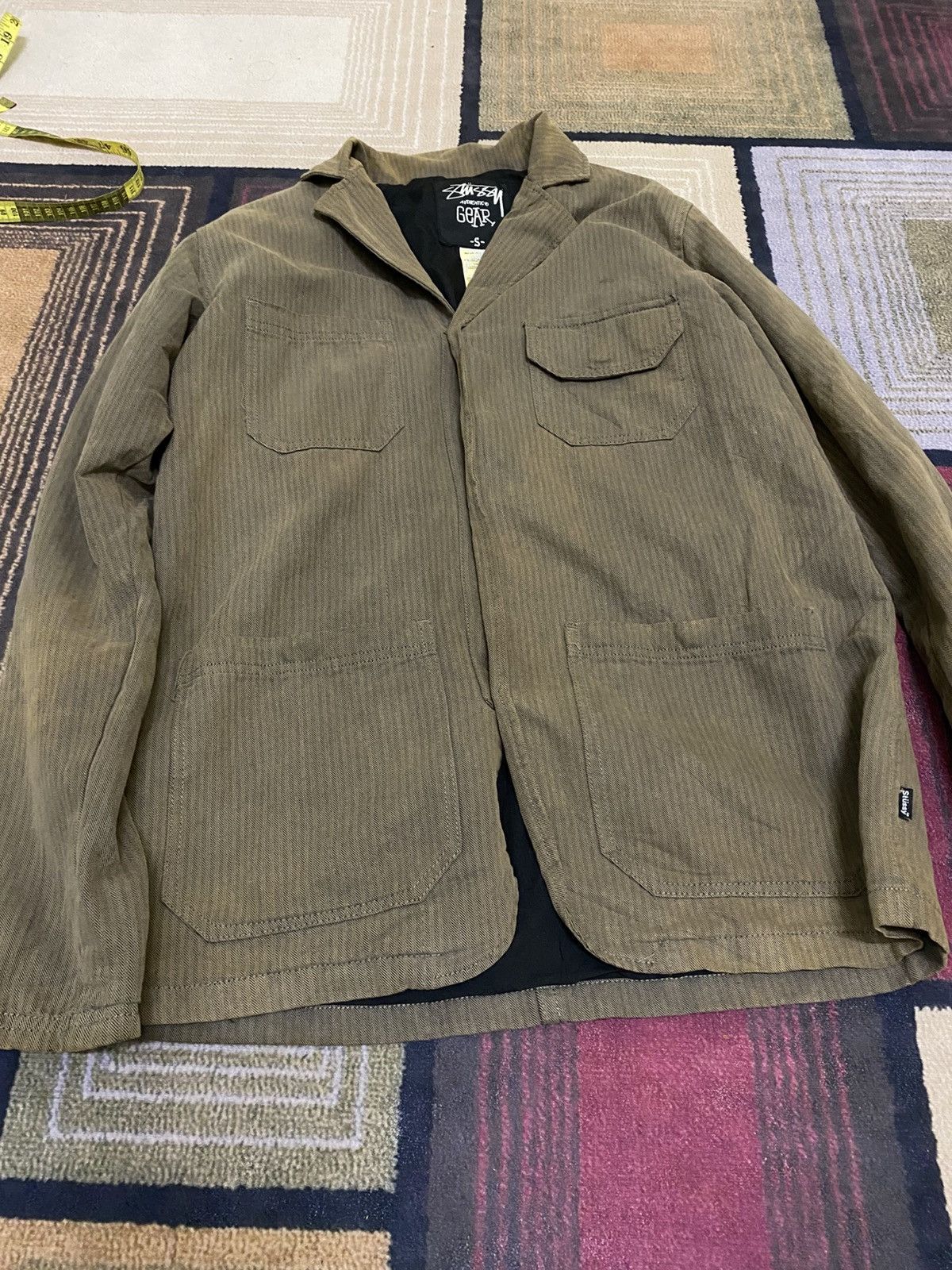 Stussy VINTAGE STUSSY JAPAN HERRINGBONE 4 POCKET JACKET Size US S / EU 44-46 / 1 - 4 Thumbnail